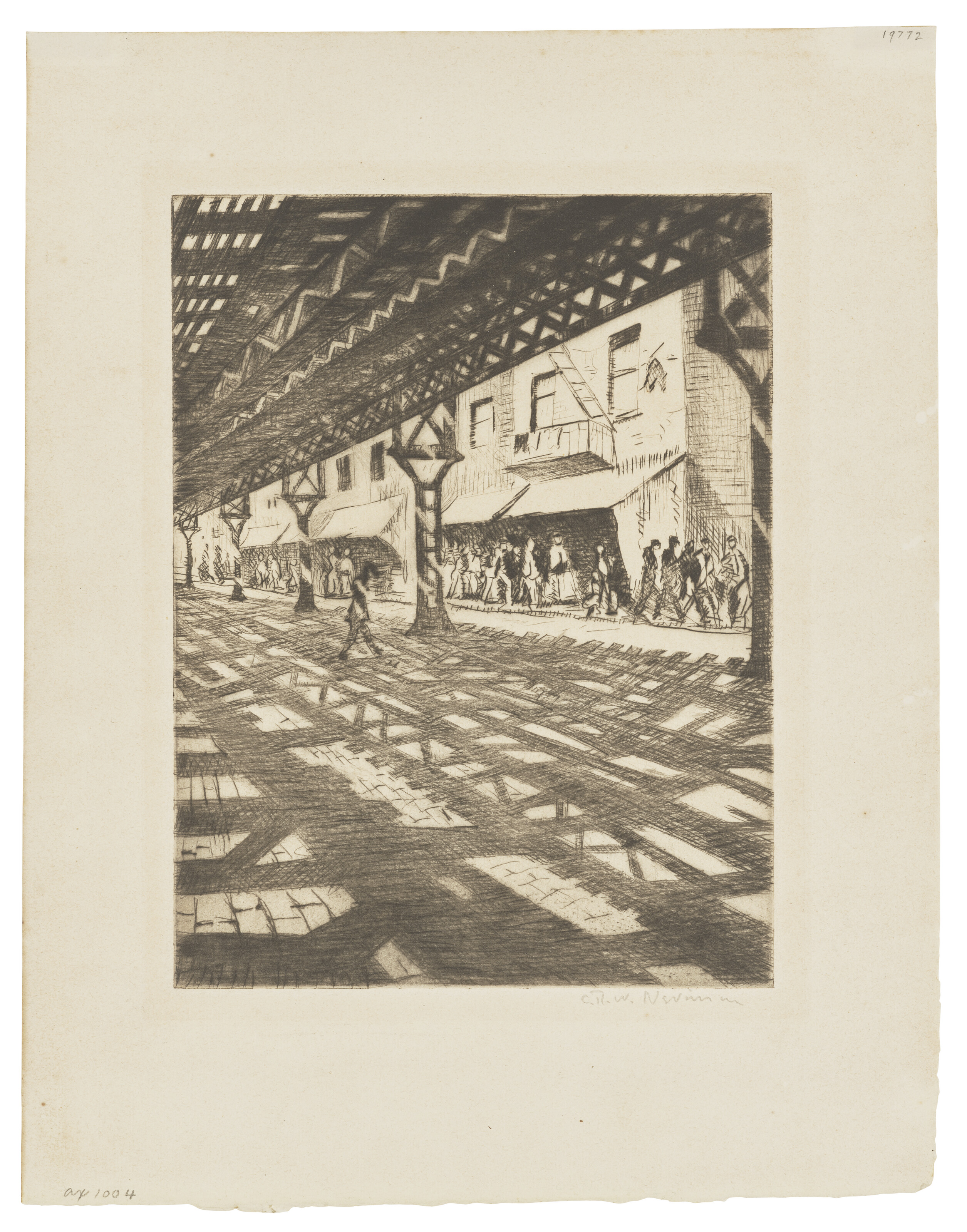 Christopher Nevinson — Третья авеню (Надземная железная дорога/Под надземкой)