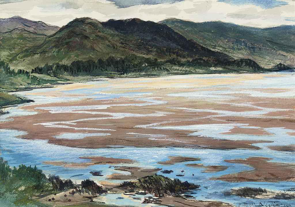 Christopher Nevinson — Устье реки в Бармуте, Северный Уэльс