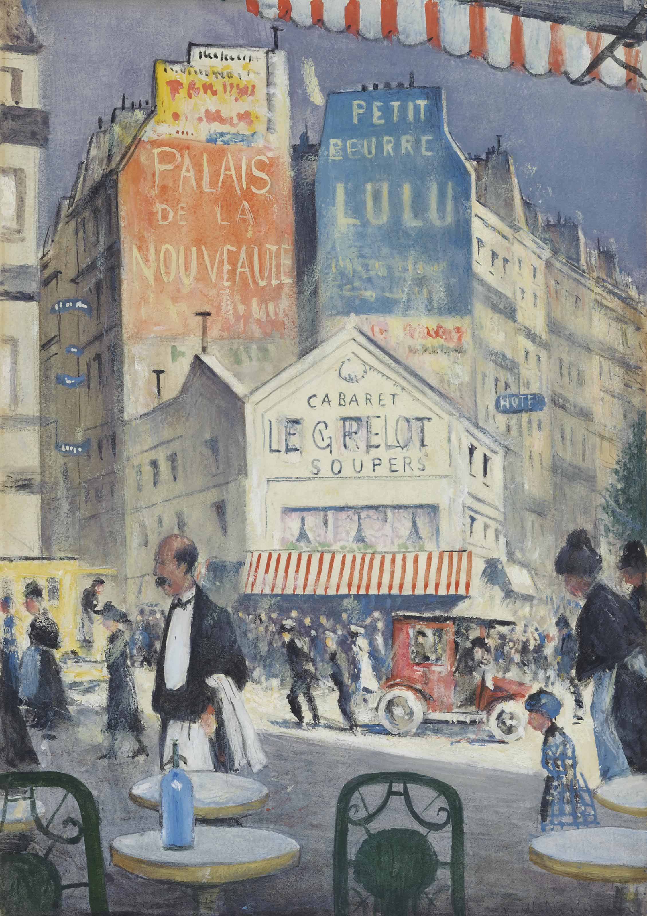 Christopher Nevinson — Площадь Бланш, Париж