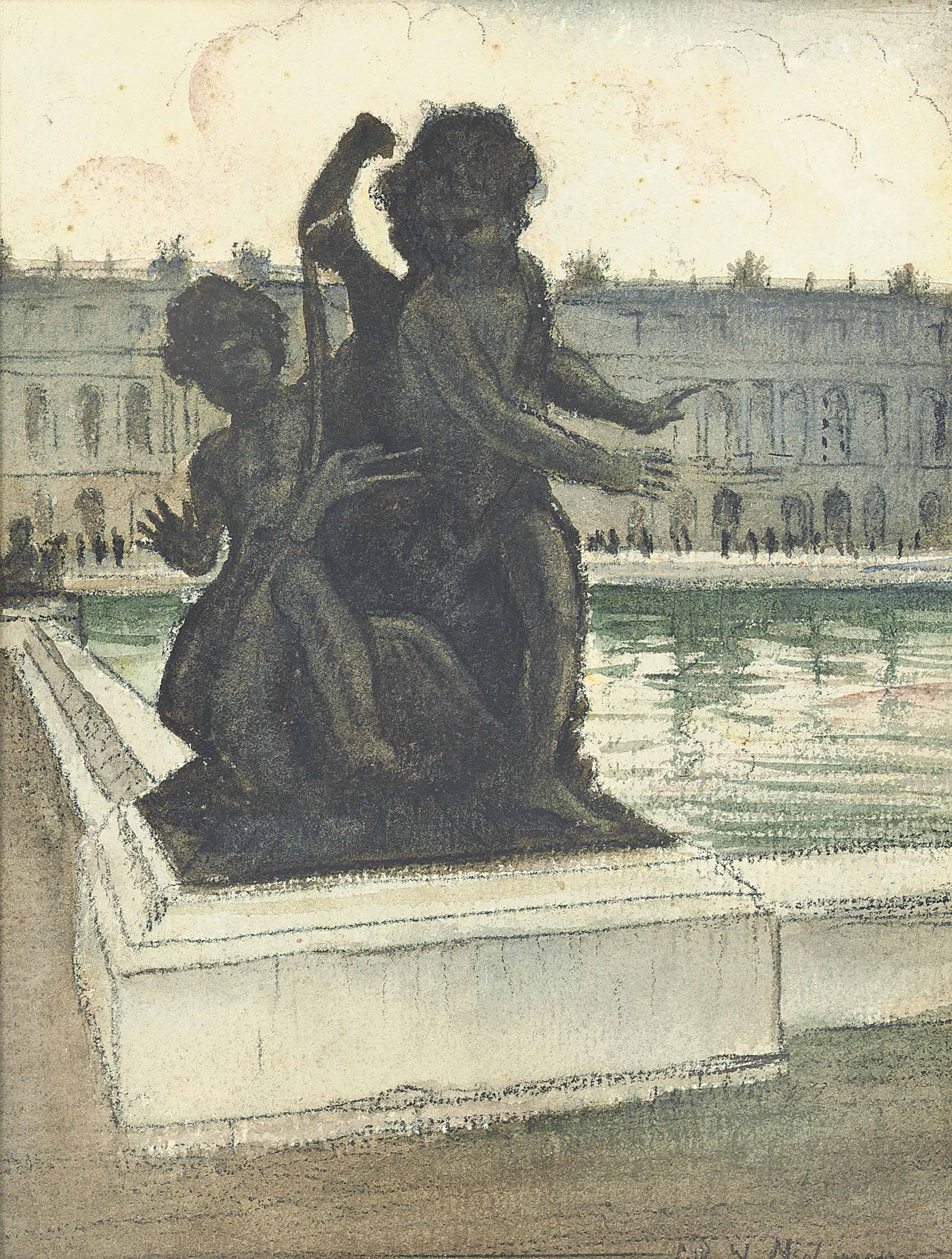 Christopher Nevinson — Статуя в Версале