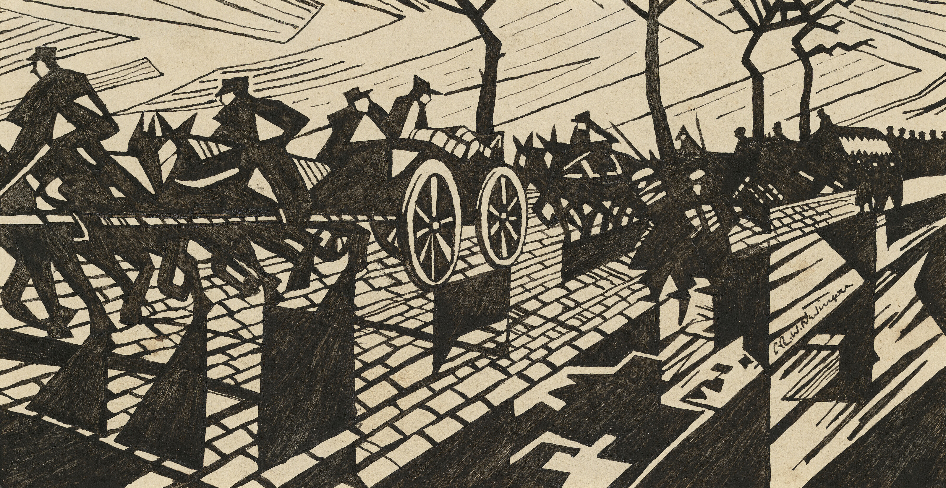 Christopher Nevinson — По дороге в Ипр
