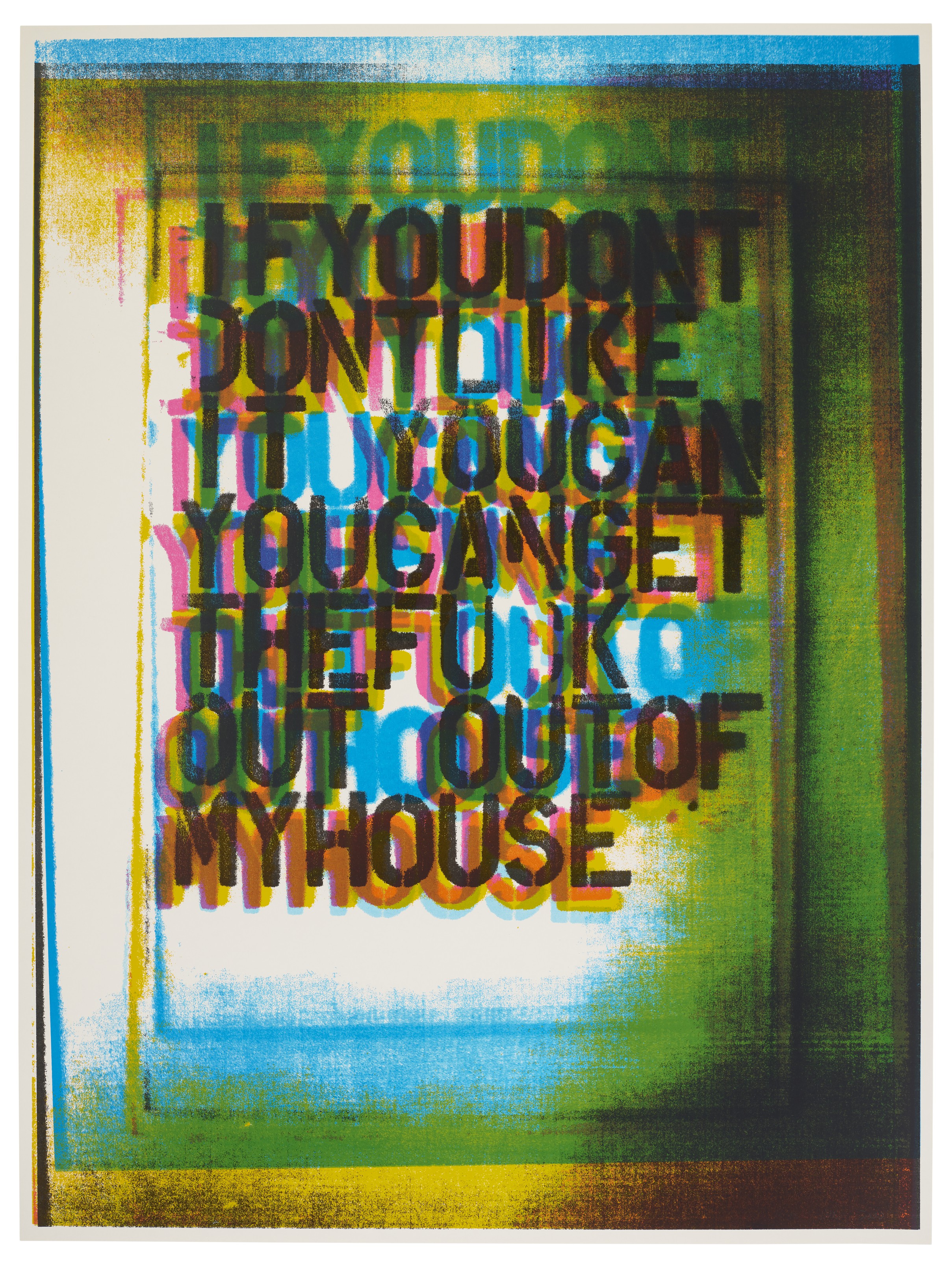 Christopher Wool — Мой дом I, II и III, изображение 2