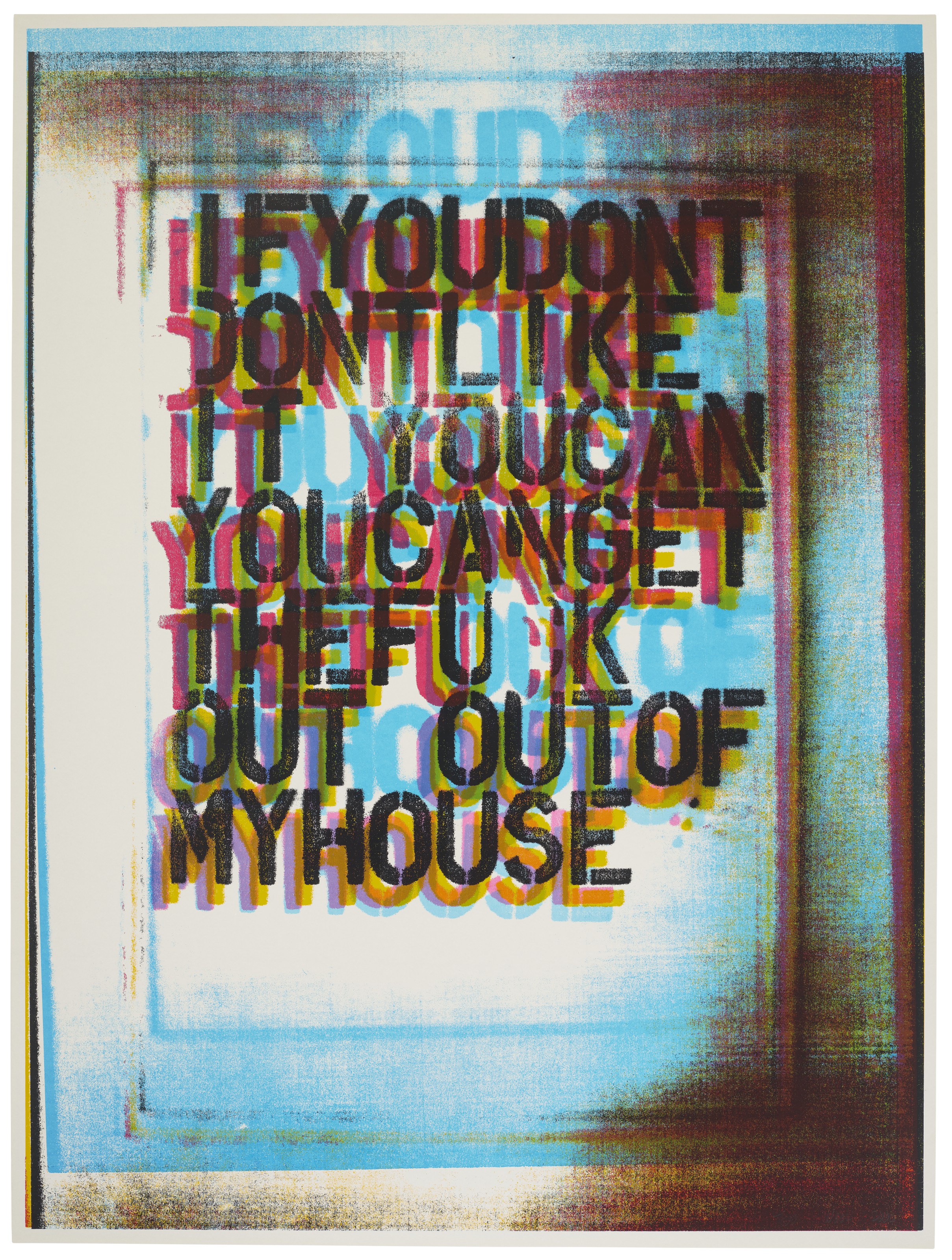 Christopher Wool — Мой дом I, II и III, изображение 3