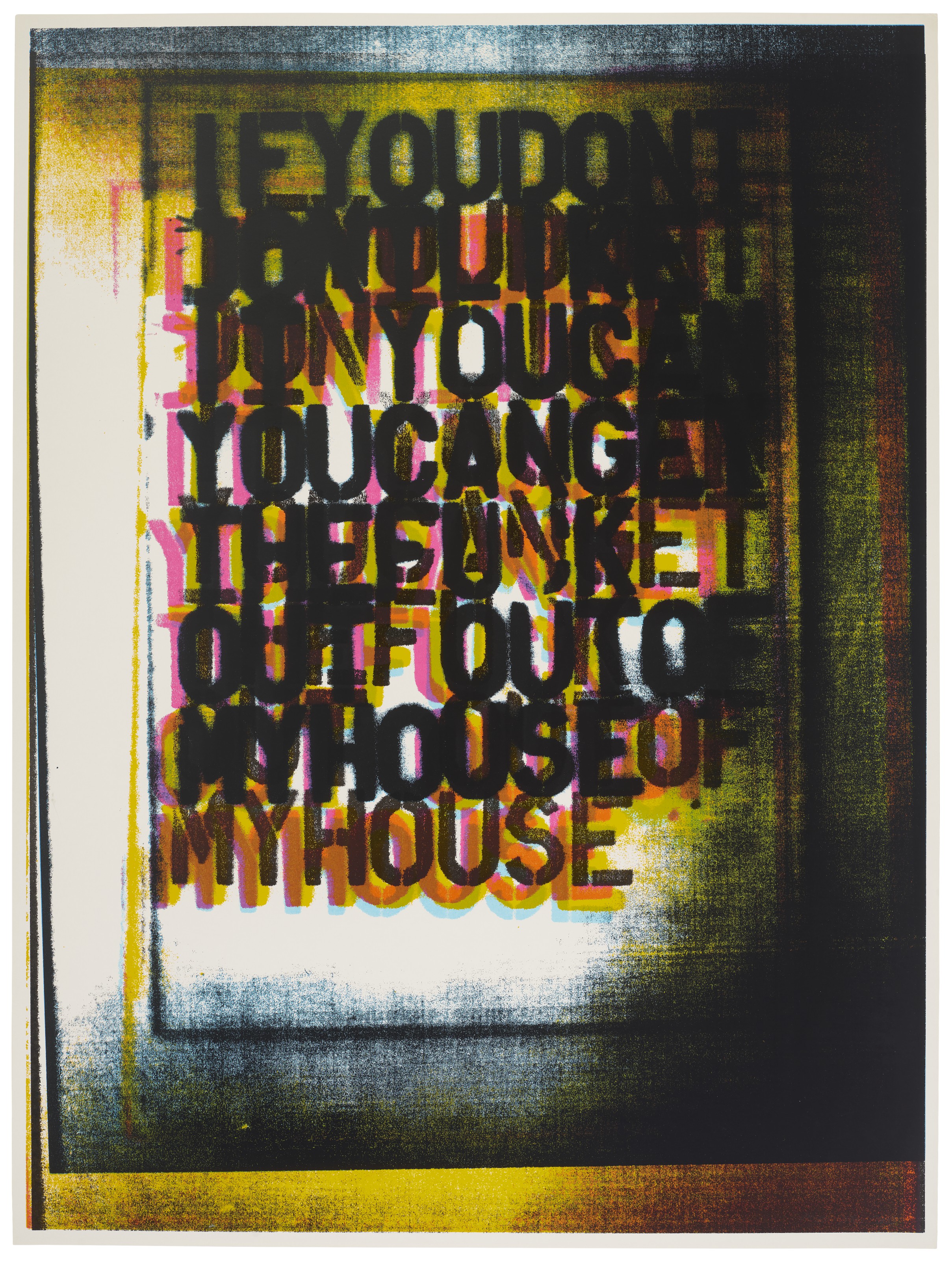 Christopher Wool — Мой дом I, II и III, изображение 4
