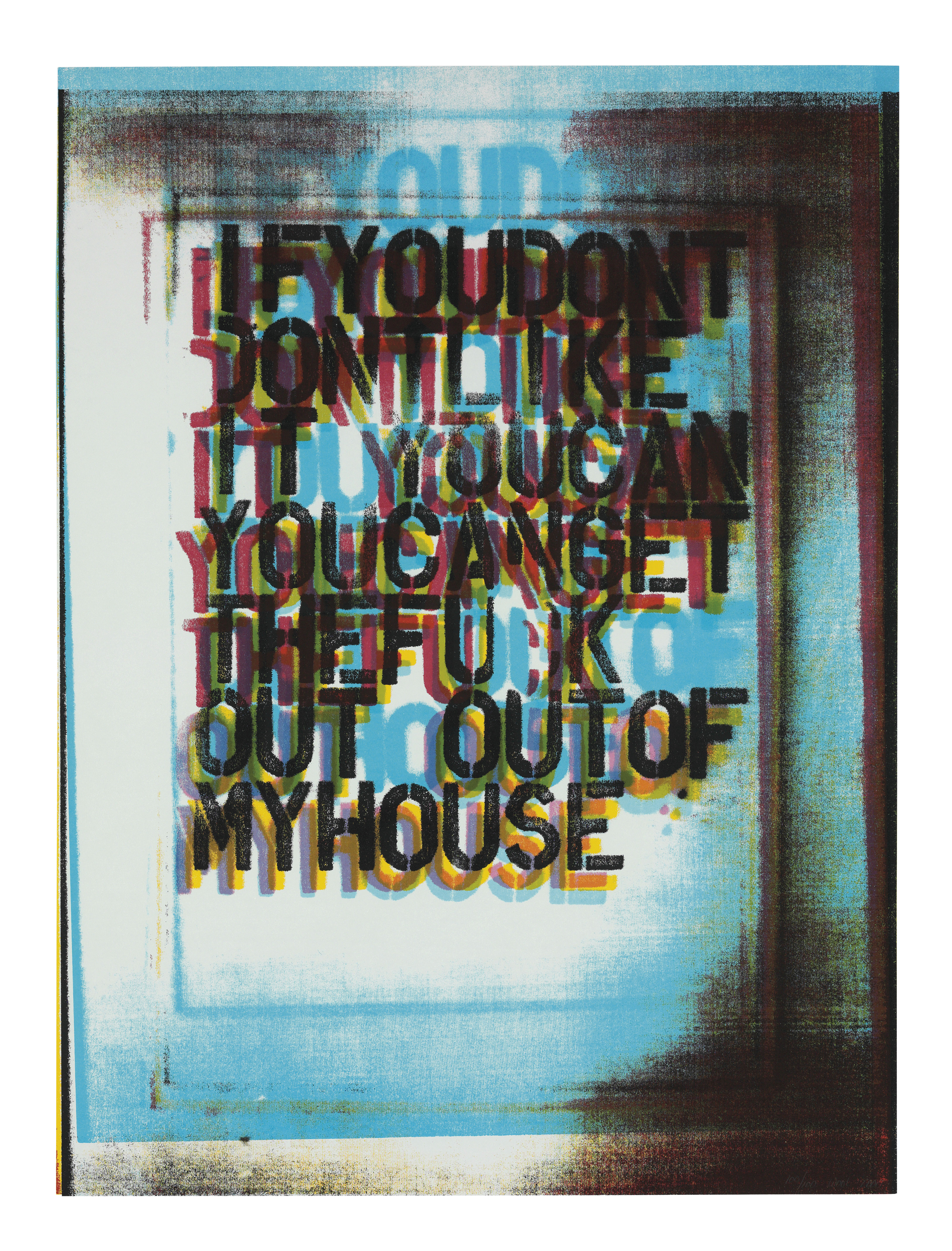 Christopher Wool — Мой дом I, II и III, изображение 2