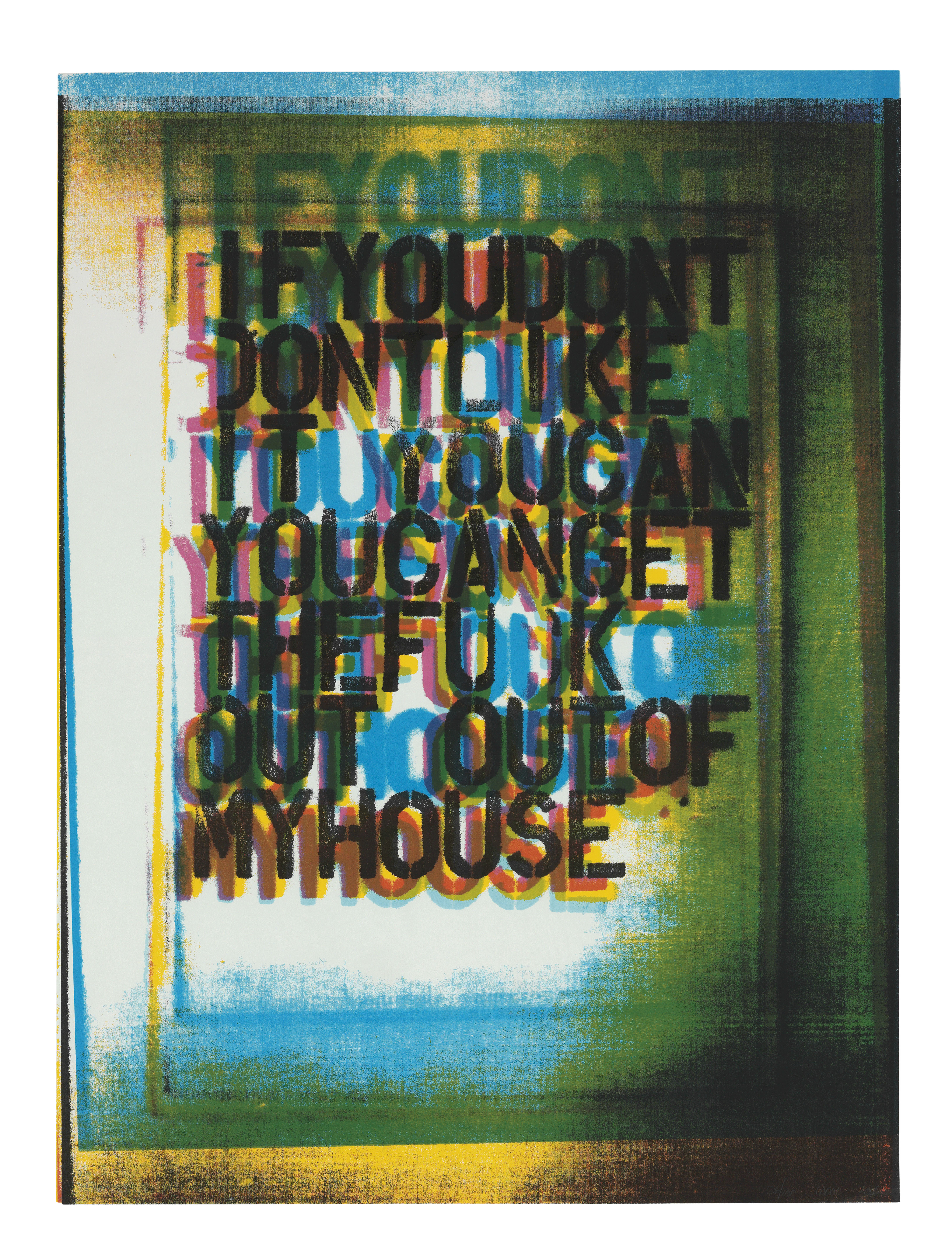Christopher Wool — Мой дом I, II и III, изображение 3