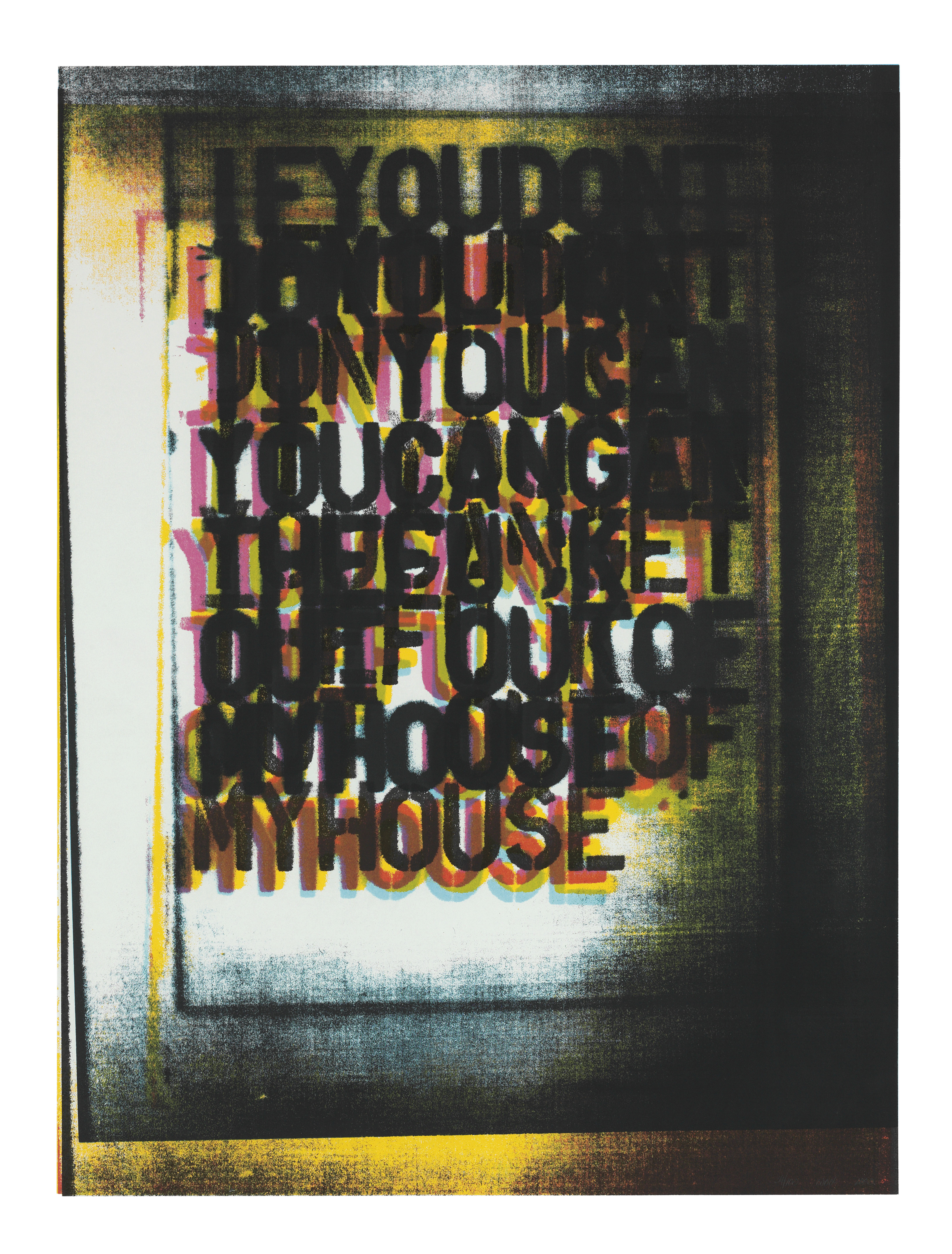 Christopher Wool — Мой дом I, II и III, изображение 4
