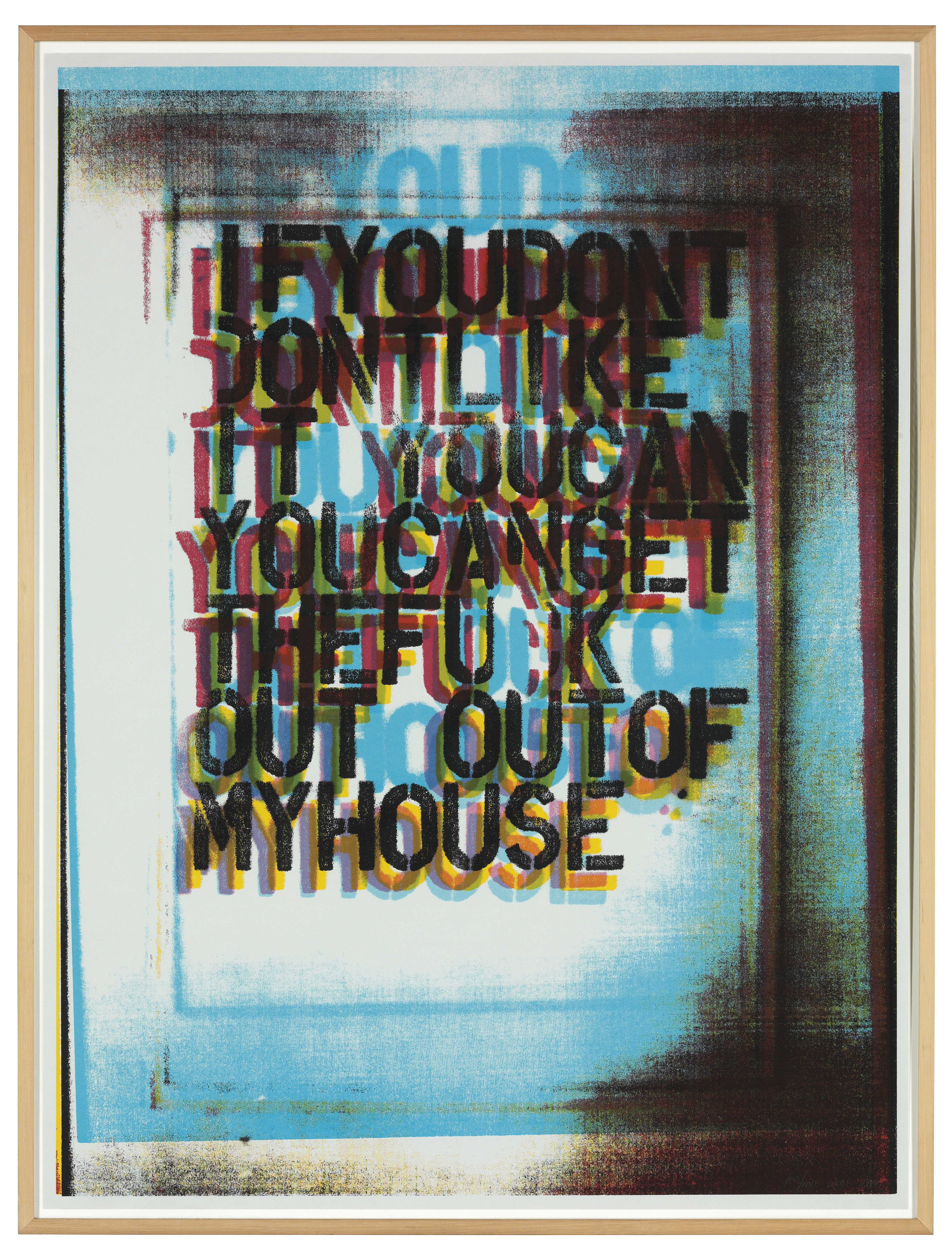 Christopher Wool — Мой дом I, II и III, изображение 5