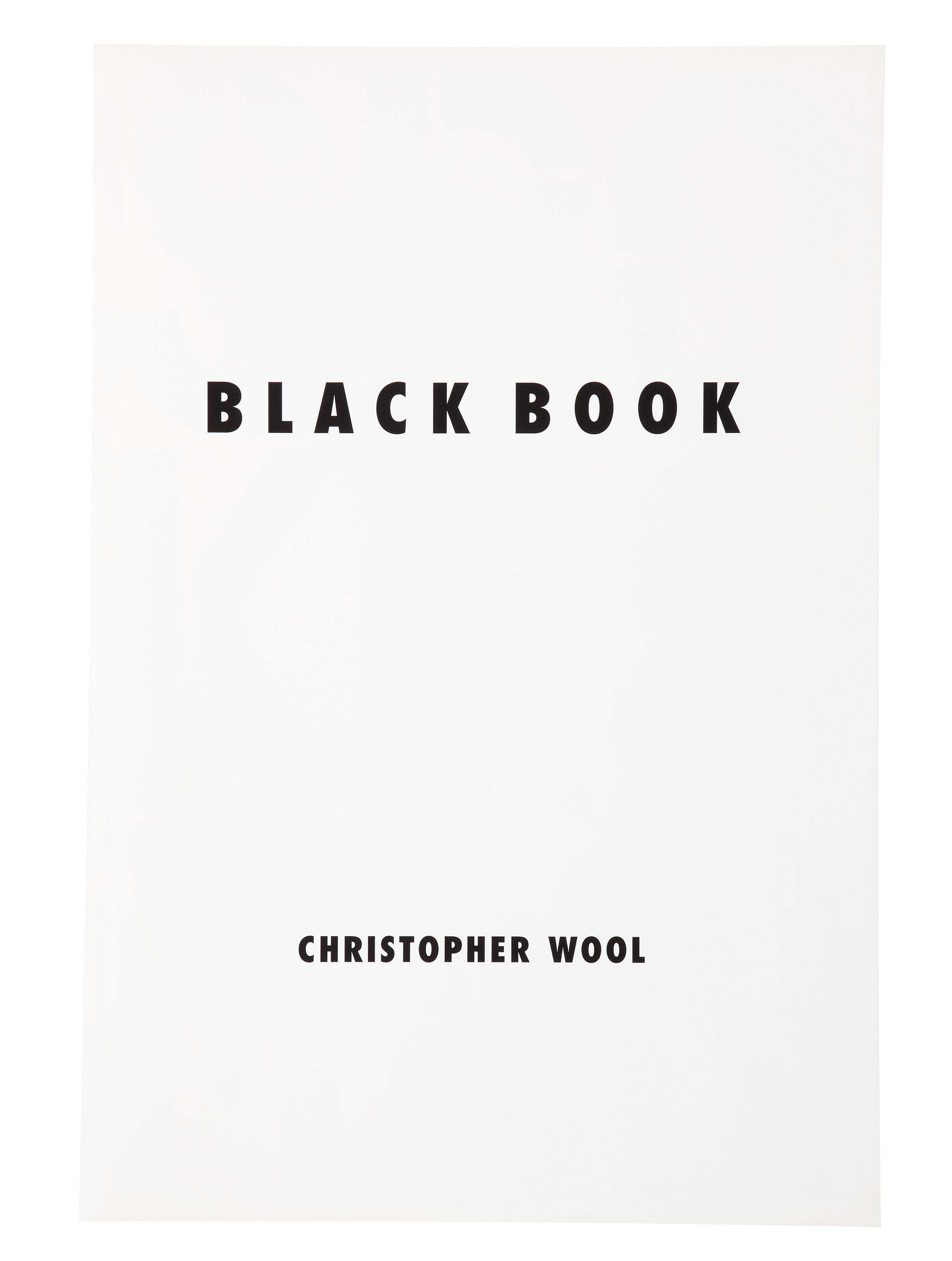 Christopher Wool — Черная книга, изображение 8