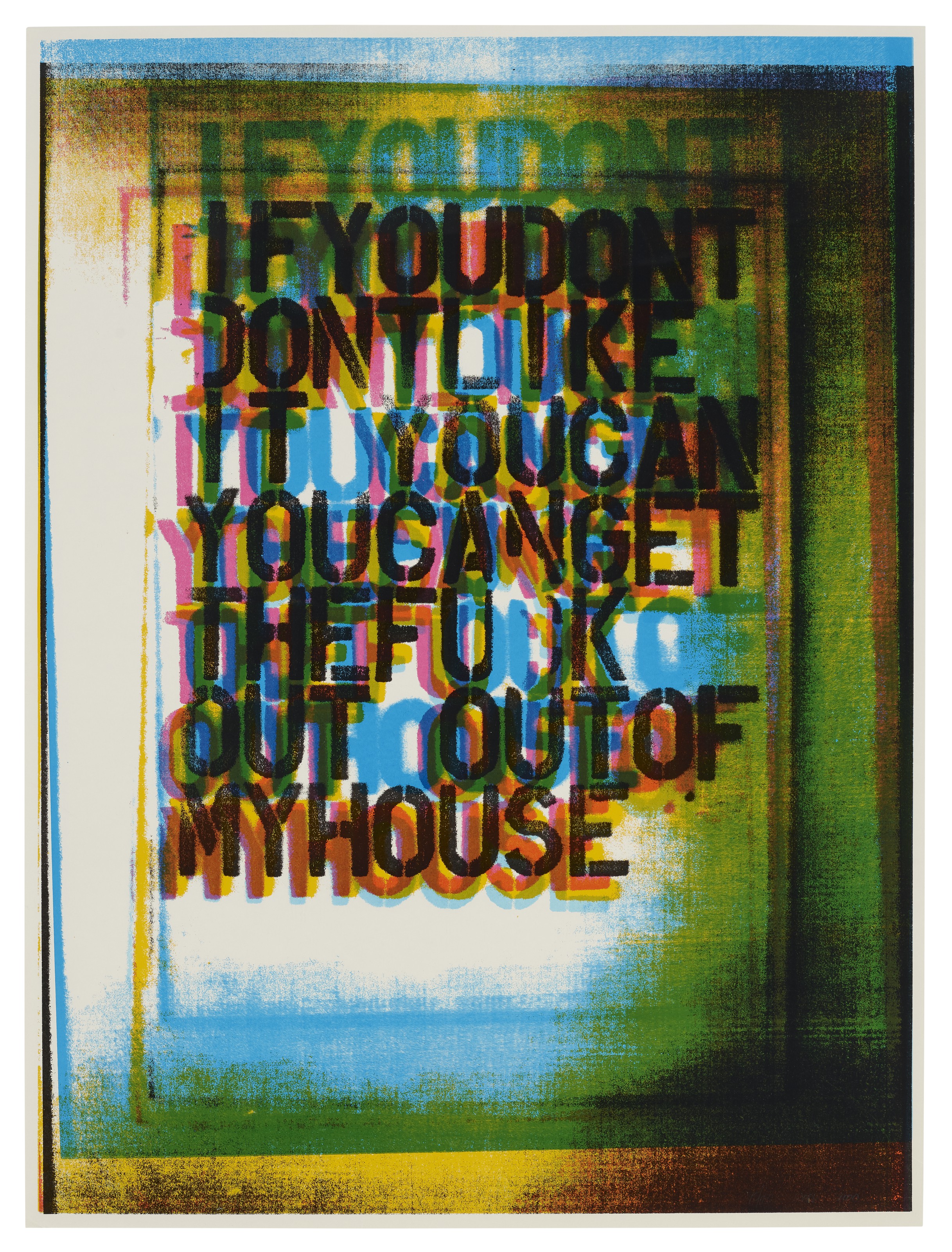 Christopher Wool — Мой дом III, изображение 1