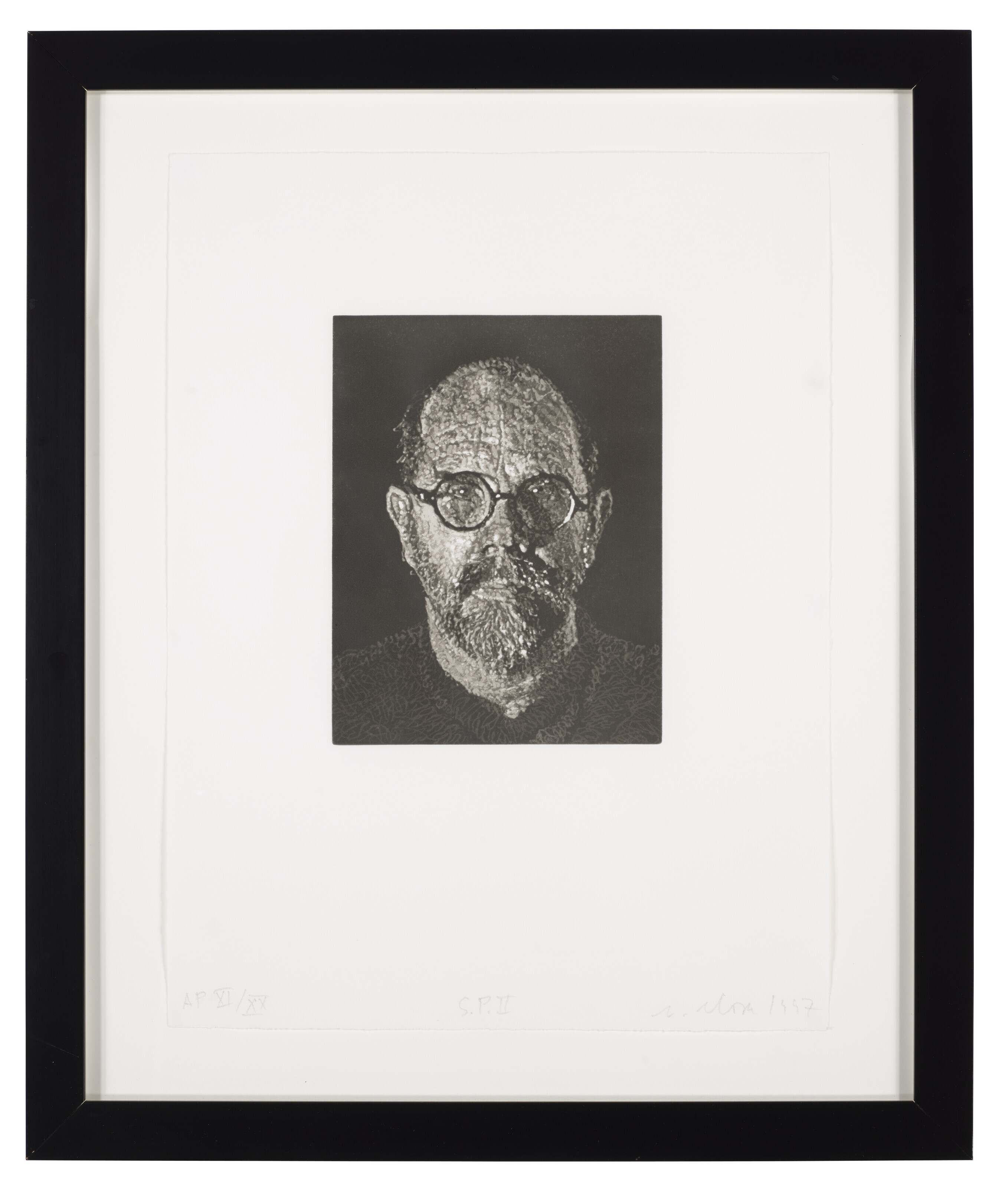 Chuck Close — С.П. II (Автопортрет II), изображение 2