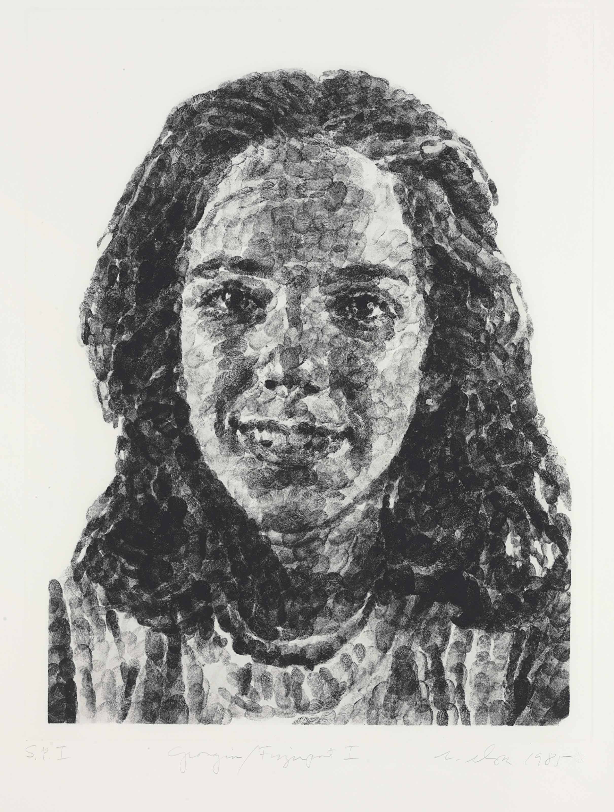 Chuck Close — Грузия/Отпечатки пальцев I