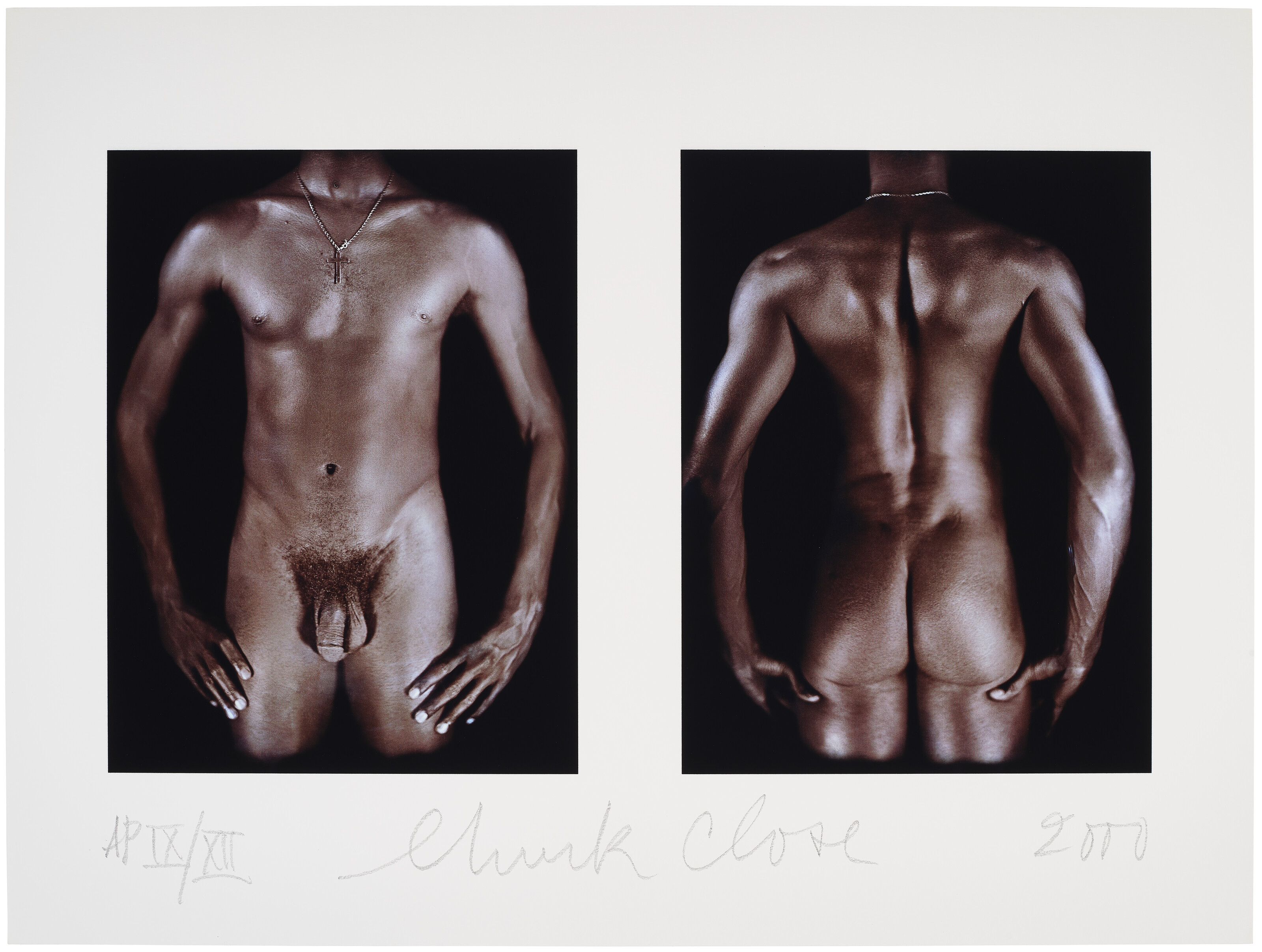 Chuck Close — 1989: Портфолио в честь художников, погибших от СПИДа: семь гравюр, изображение 2