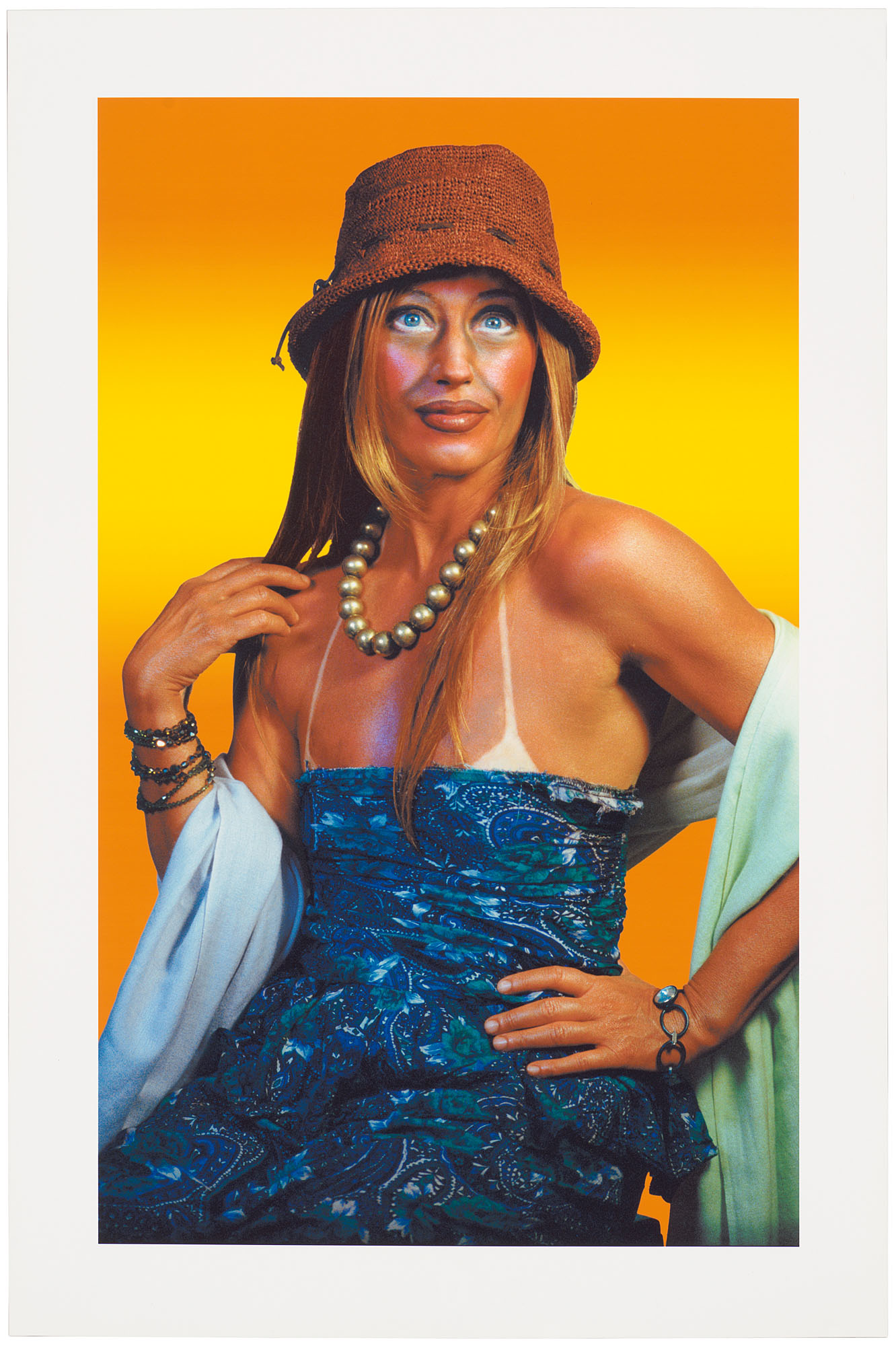 Cindy Sherman — Без названия (автопортрет с солнечным загаром)