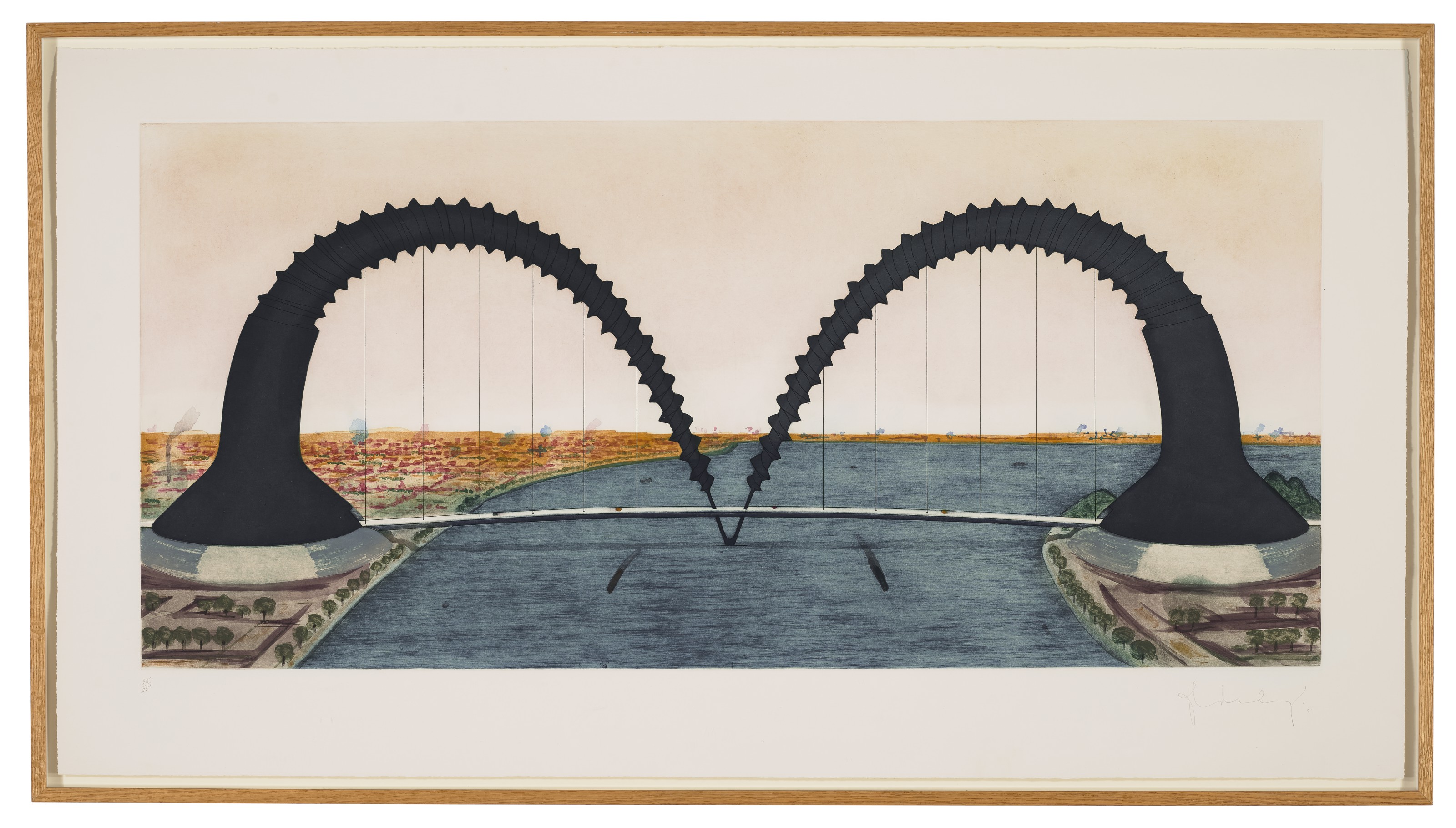Claes Oldenburg — Винтовой мост (состояние III), изображение 2