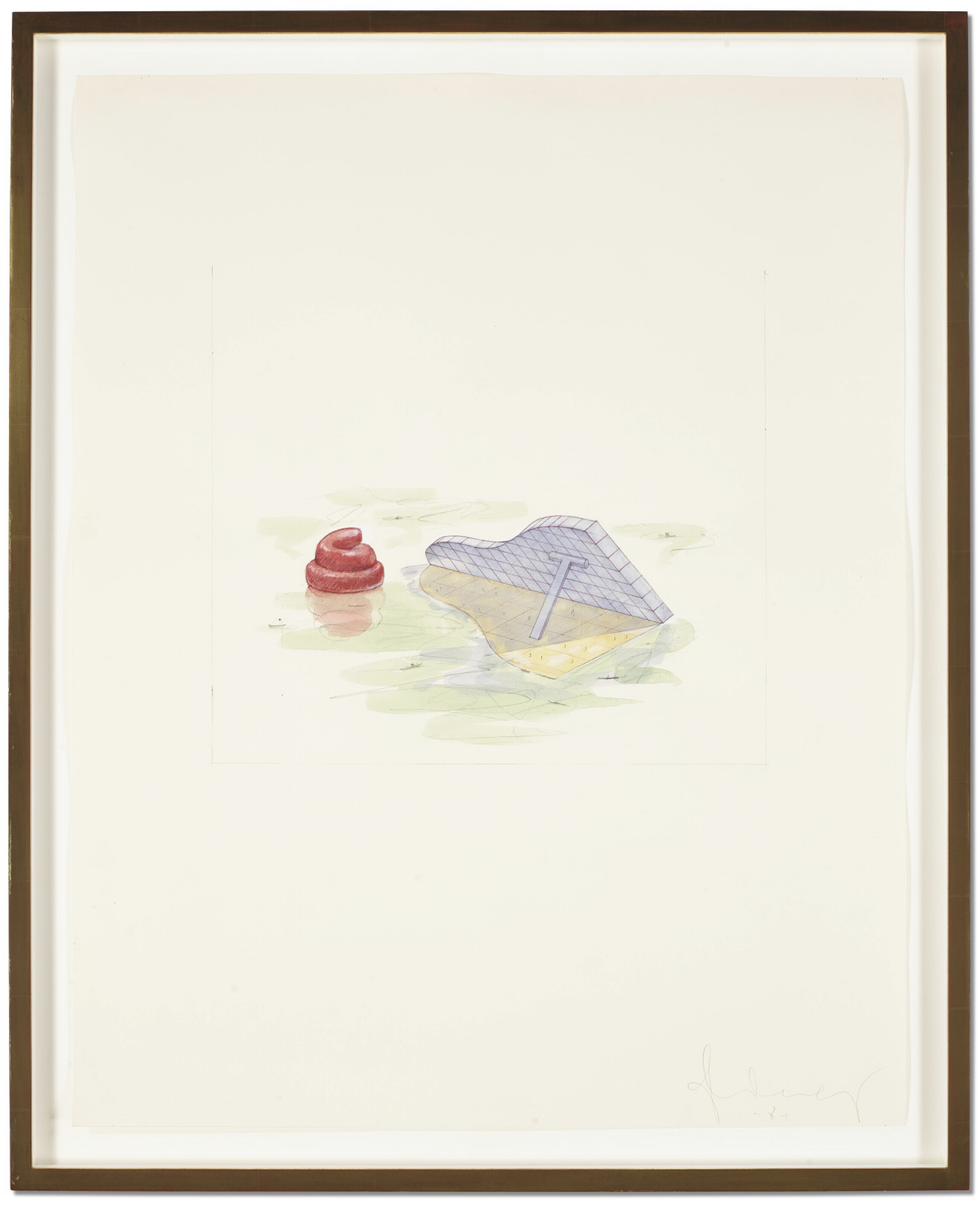 Claes Oldenburg — Остров Колтелло: Деталь пожарной части в виде змеи (автор Фрэнк О. Гери) и офисное здание в виде крышки рояля, изображение 2