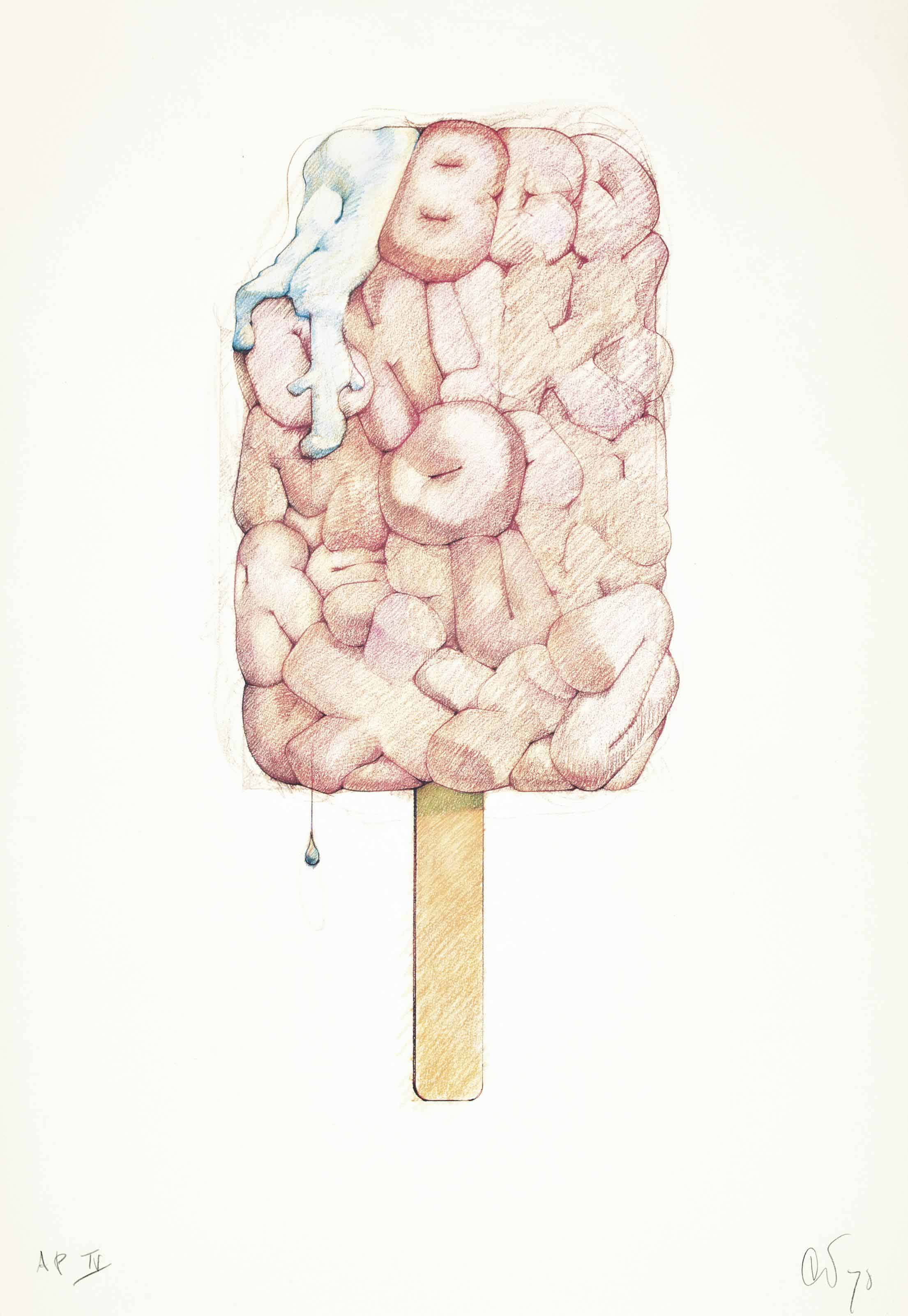 Claes Oldenburg — Алфавит в виде батончика хорошего настроения