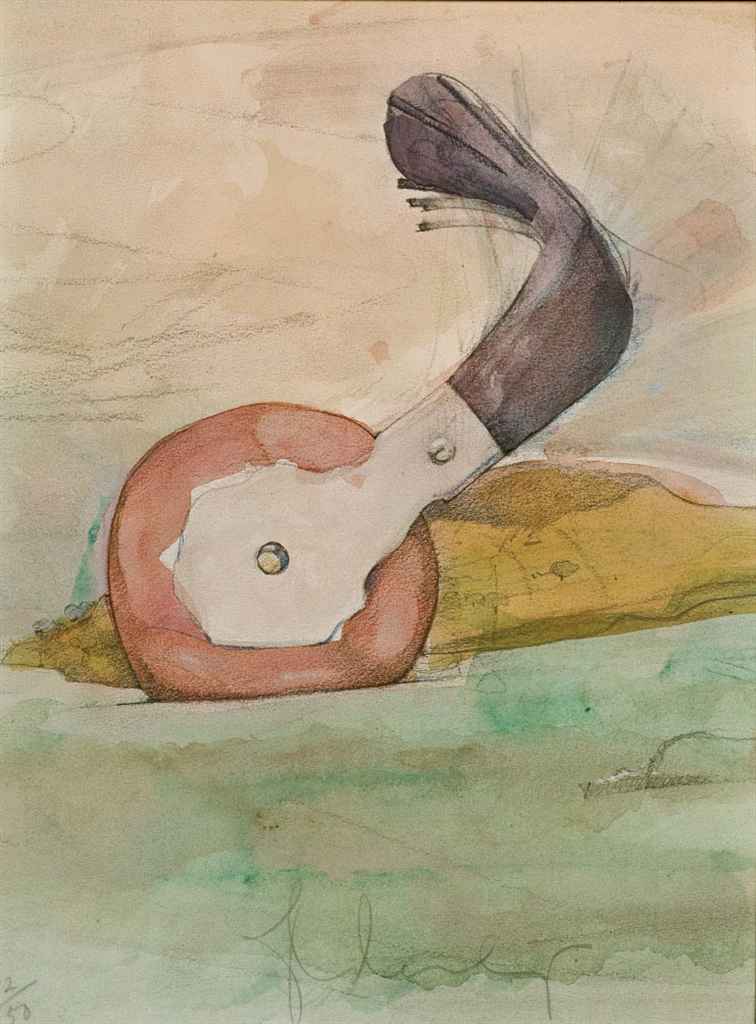 Claes Oldenburg — Колоссальный ластик на острове Алькатрас (Axsom & Platzker 136)