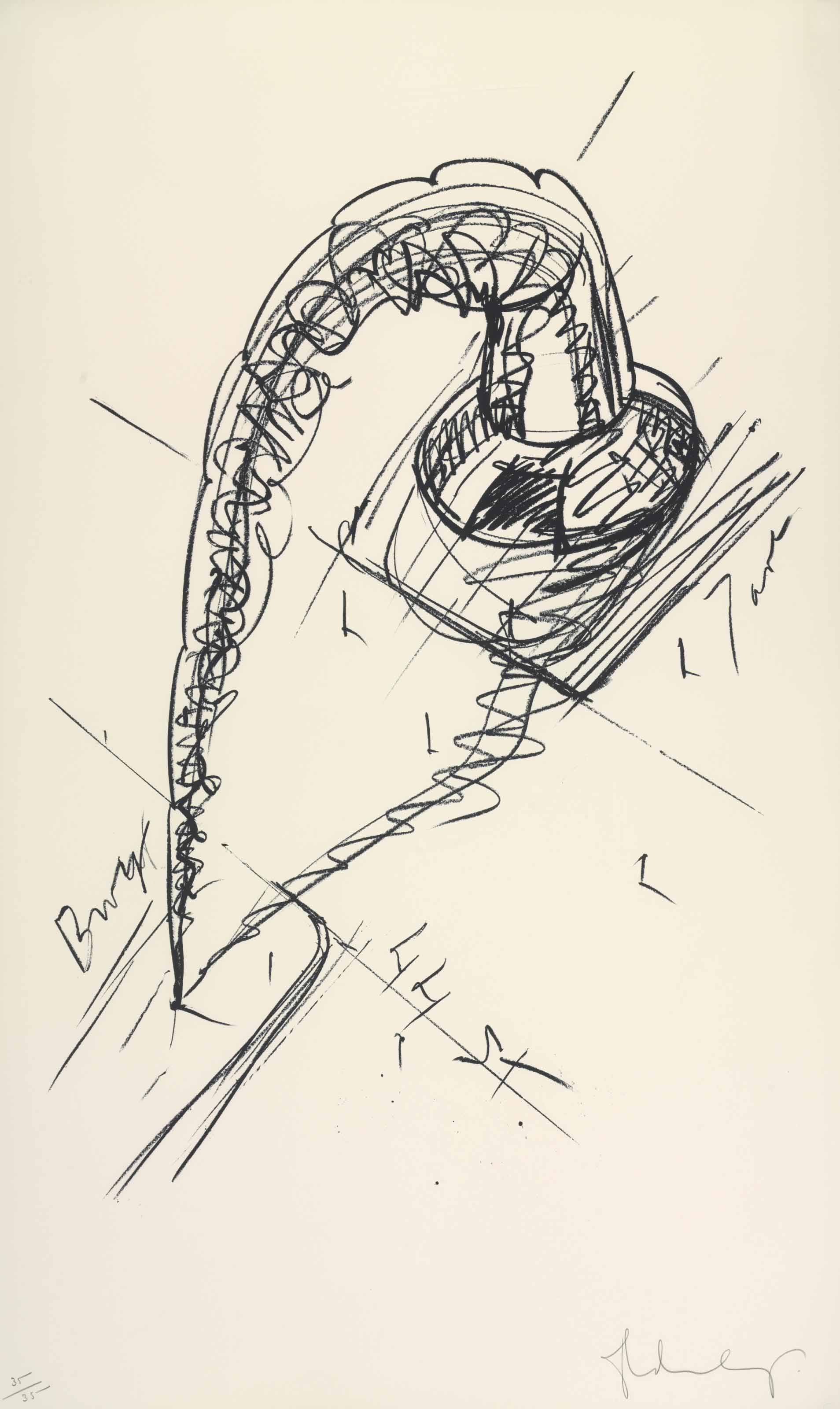 Claes Oldenburg — Арка в виде винта для Таймс-сквер в Нью-Йорке