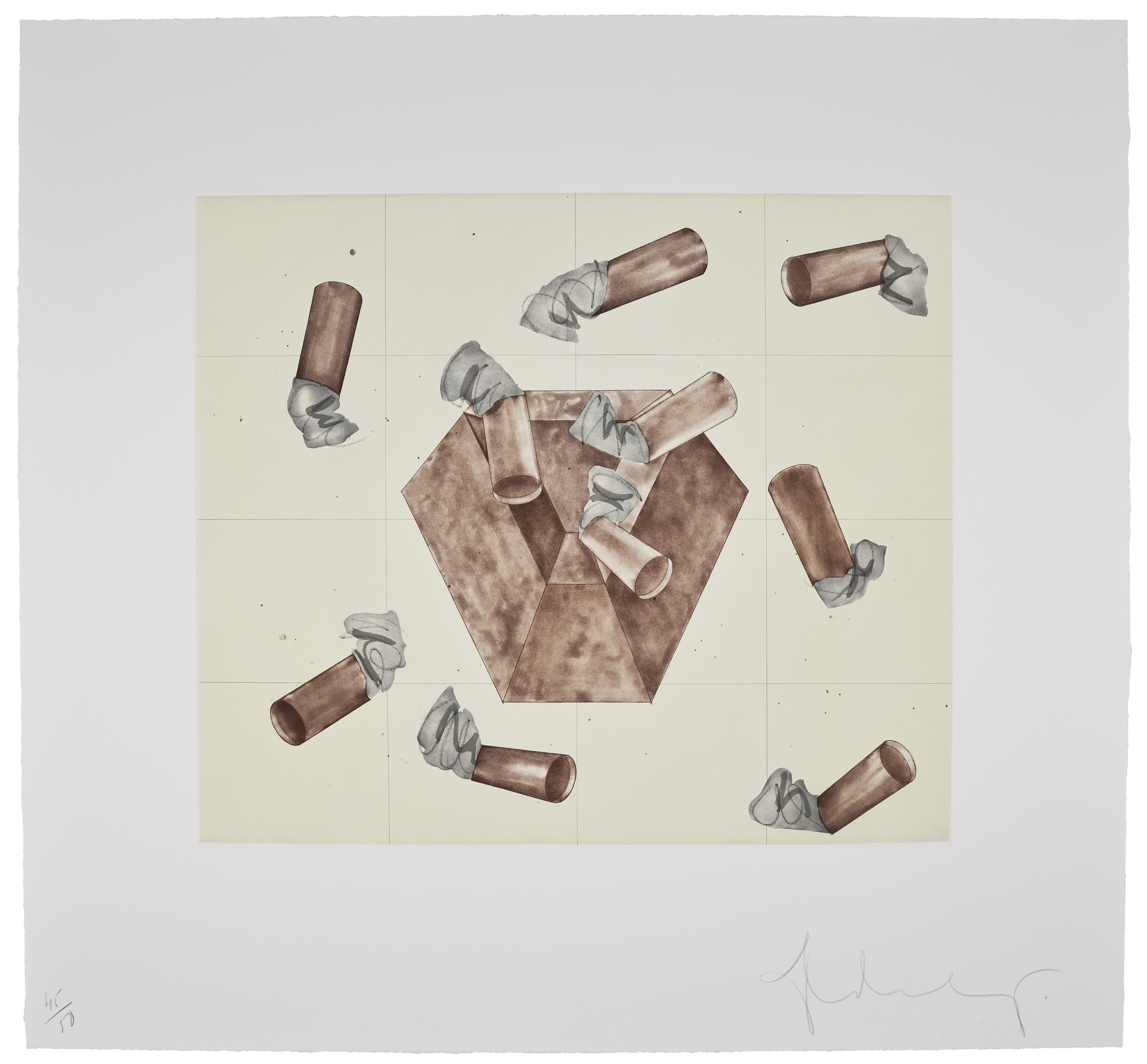 Claes Oldenburg — Исследование для стальных и свинцовых пепельниц