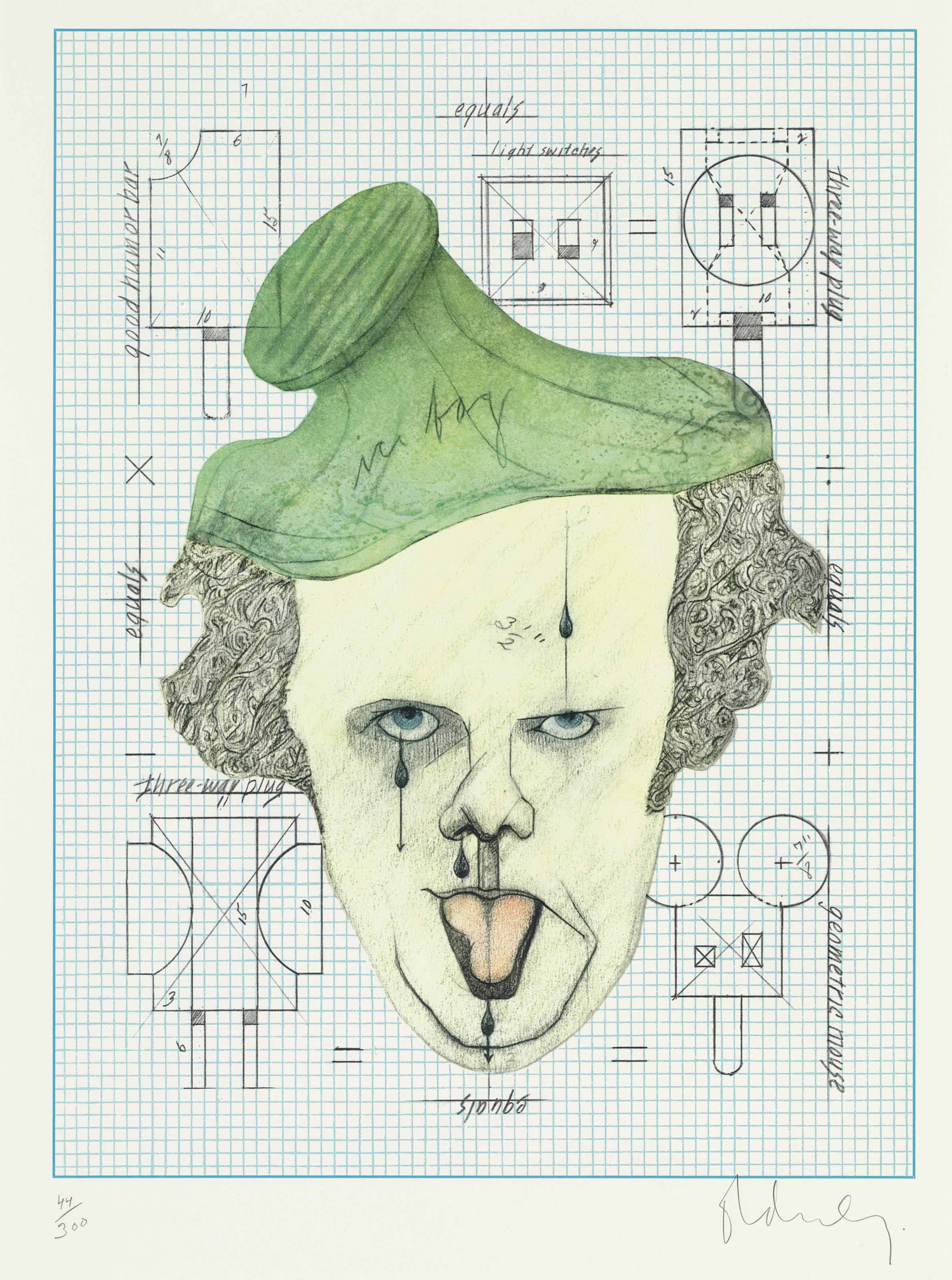 Claes Oldenburg — Символический автопортрет с "Равными"