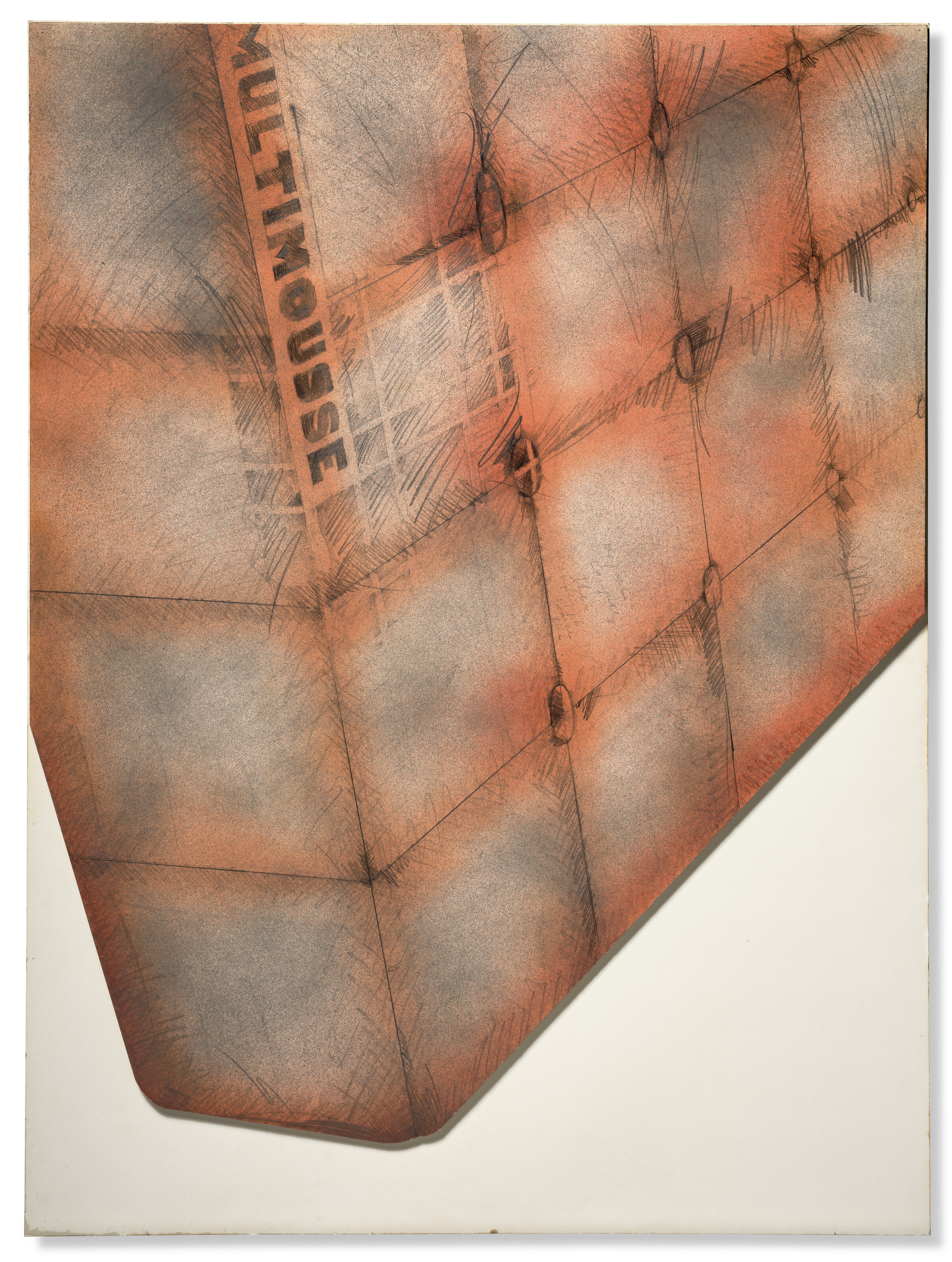 Claes Oldenburg — Исследование для создания уголка матраса (Обзор Парижа: Multimousse)