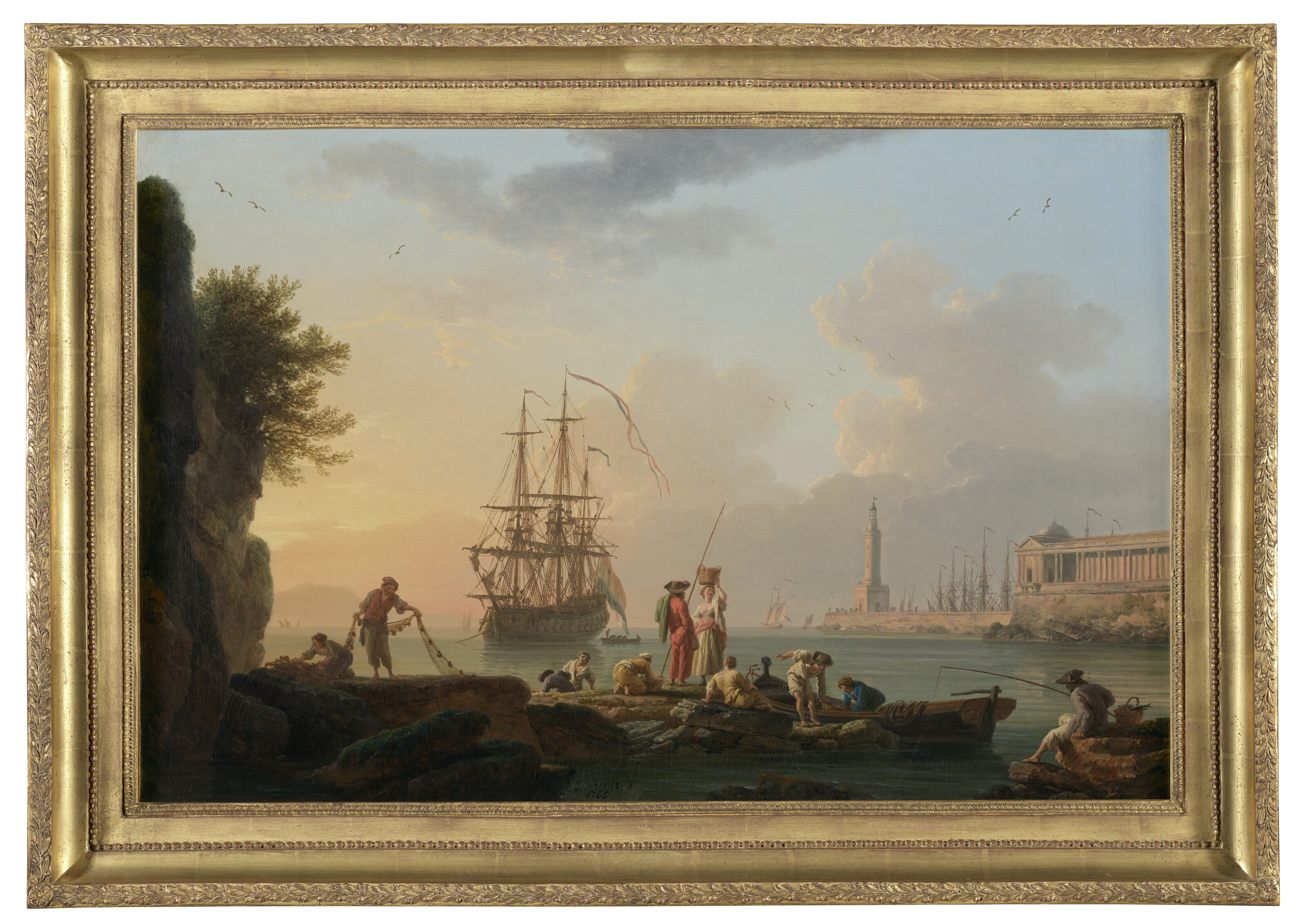 Claude Joseph Vernet — Солярий, служащий проводником голландской войны, изображение 2