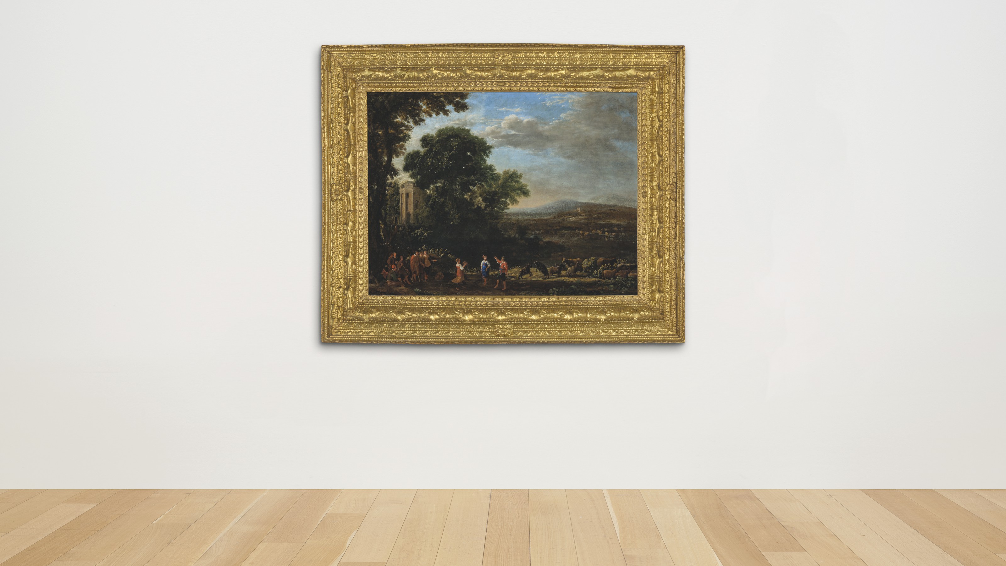 Claude Lorrain — Пейзаж с сельским танцем, изображение 4