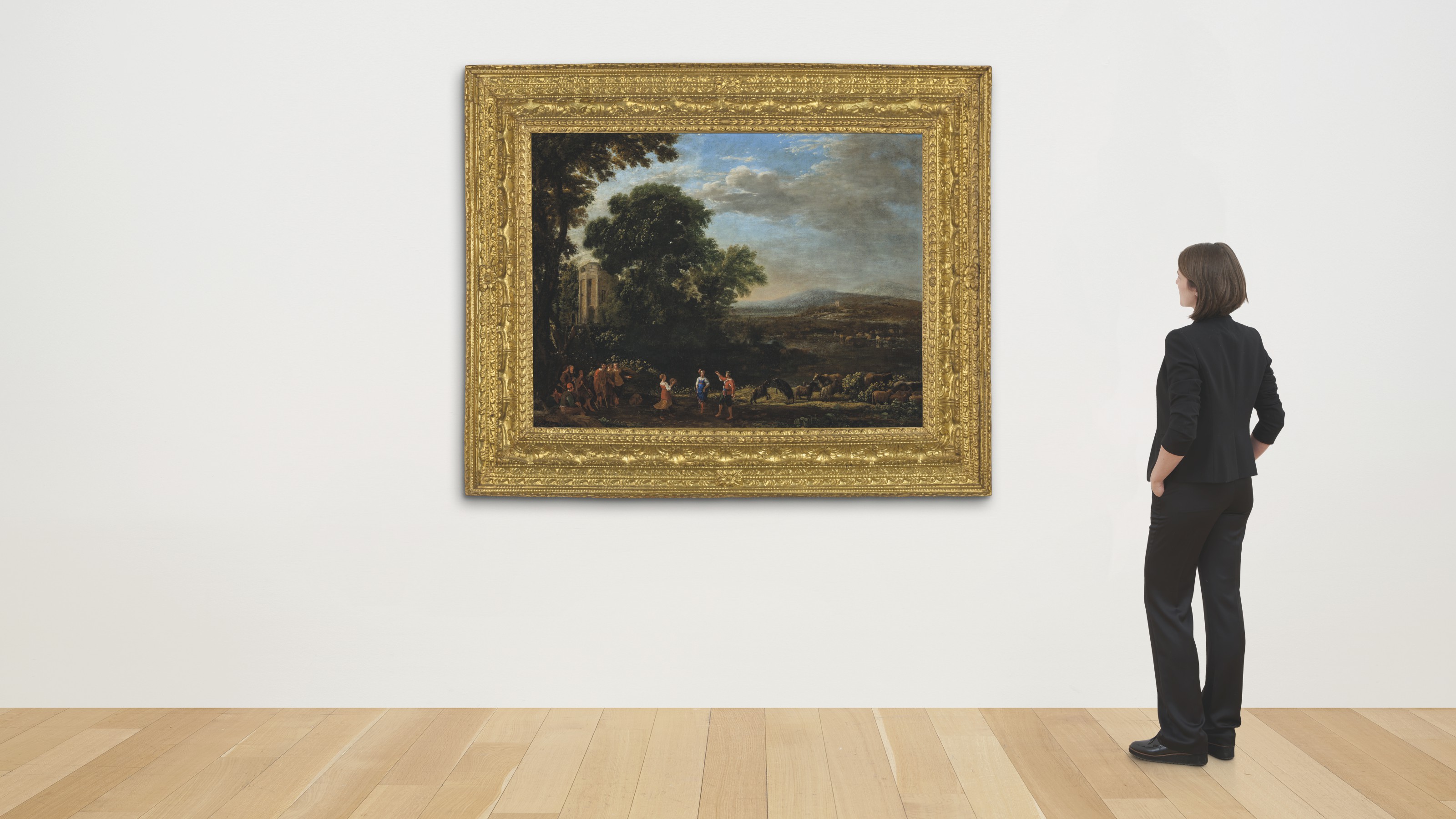Claude Lorrain — Пейзаж с сельским танцем, изображение 5