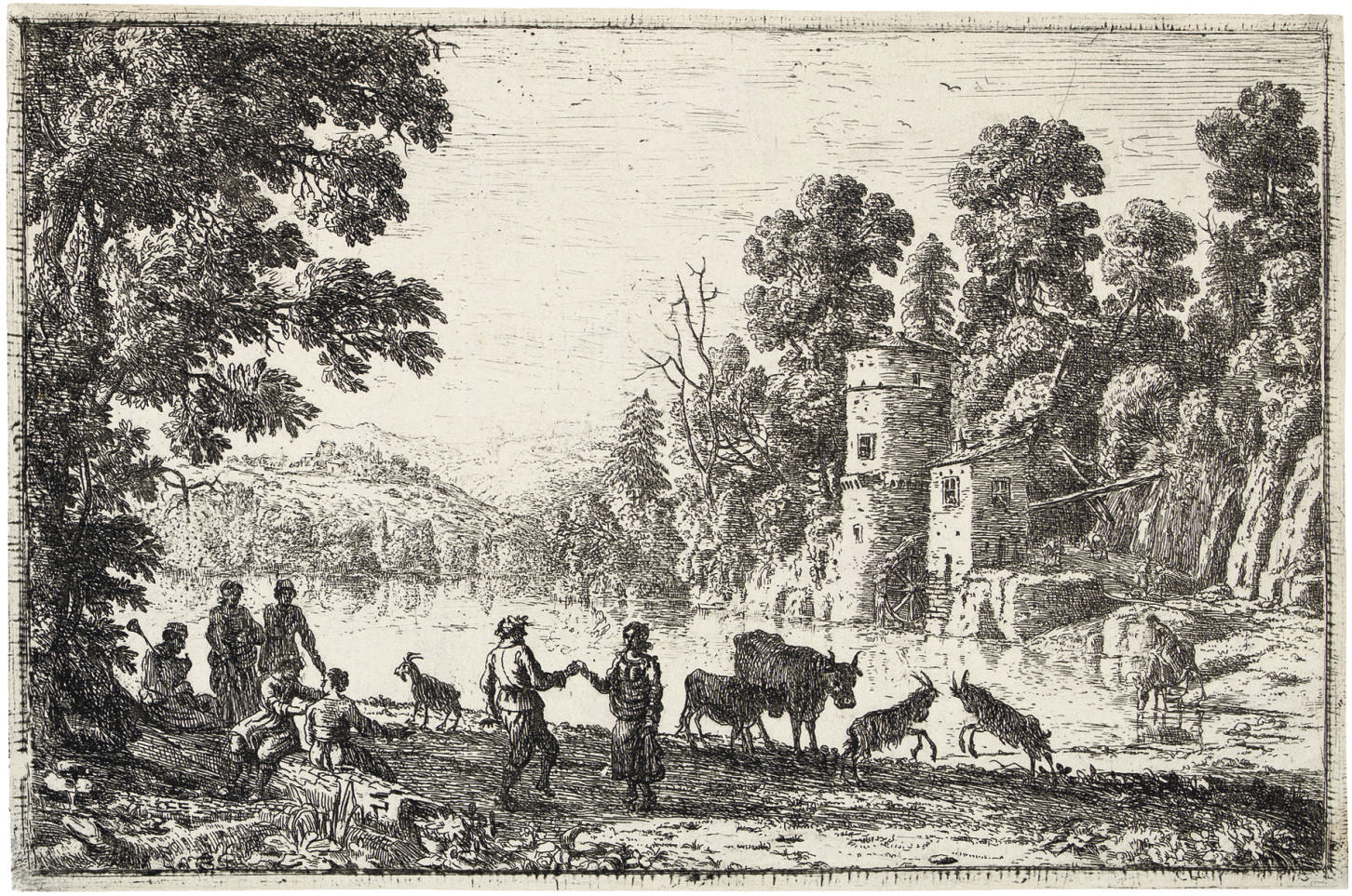 Claude Lorrain — Танец на берегу Моря (13-й день рождения)