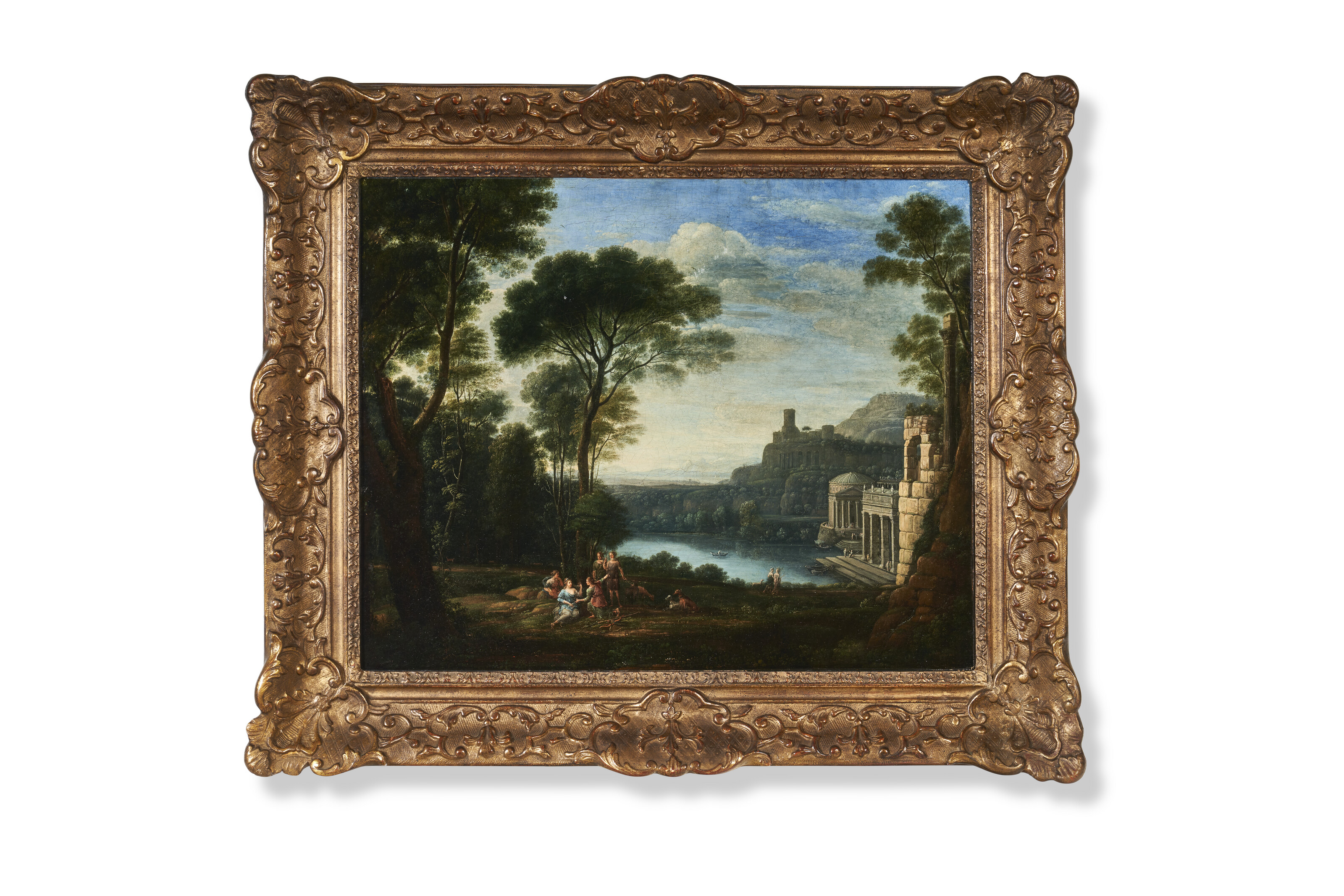 Claude Lorrain — Эгерия, оплакивающая Нуму на фоне пейзажа