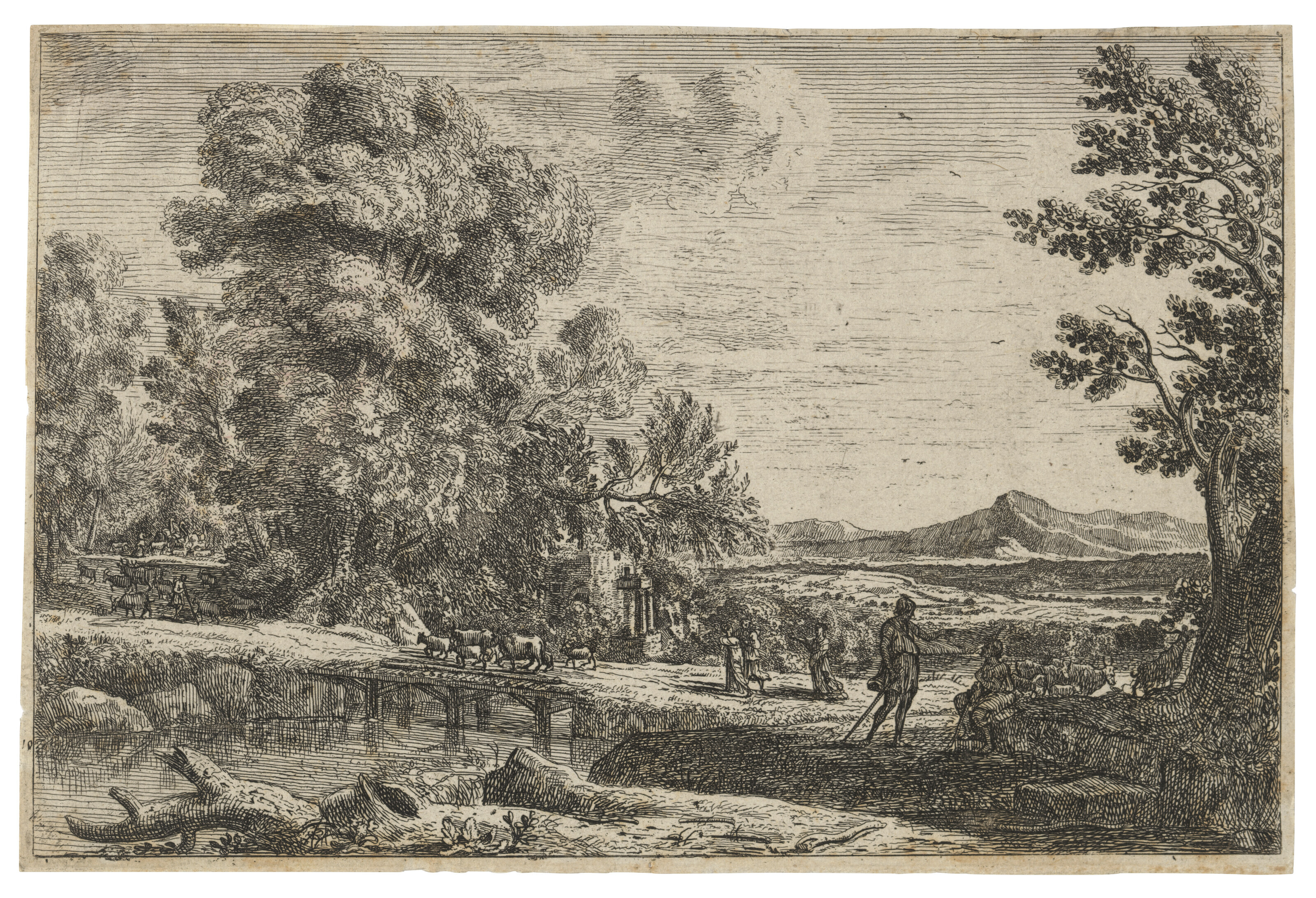 Claude Lorrain — Четыре офорта, изображение 3