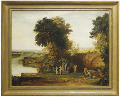 Claude Lorrain — Нимфы в лесистом пейзаже