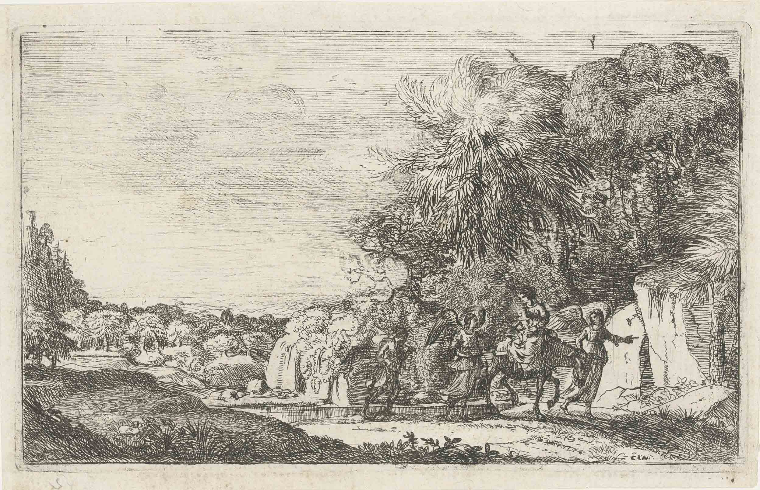 Claude Lorrain — Бегство в Египет (М. 9)