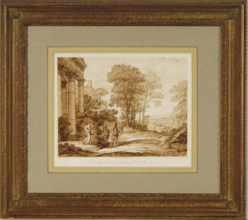 Claude Lorrain — Коллекция гравюр, выполненных по оригинальным эскизам Клода ле Лоррена; в коллекции... герцога Девонширского: Семь пластин