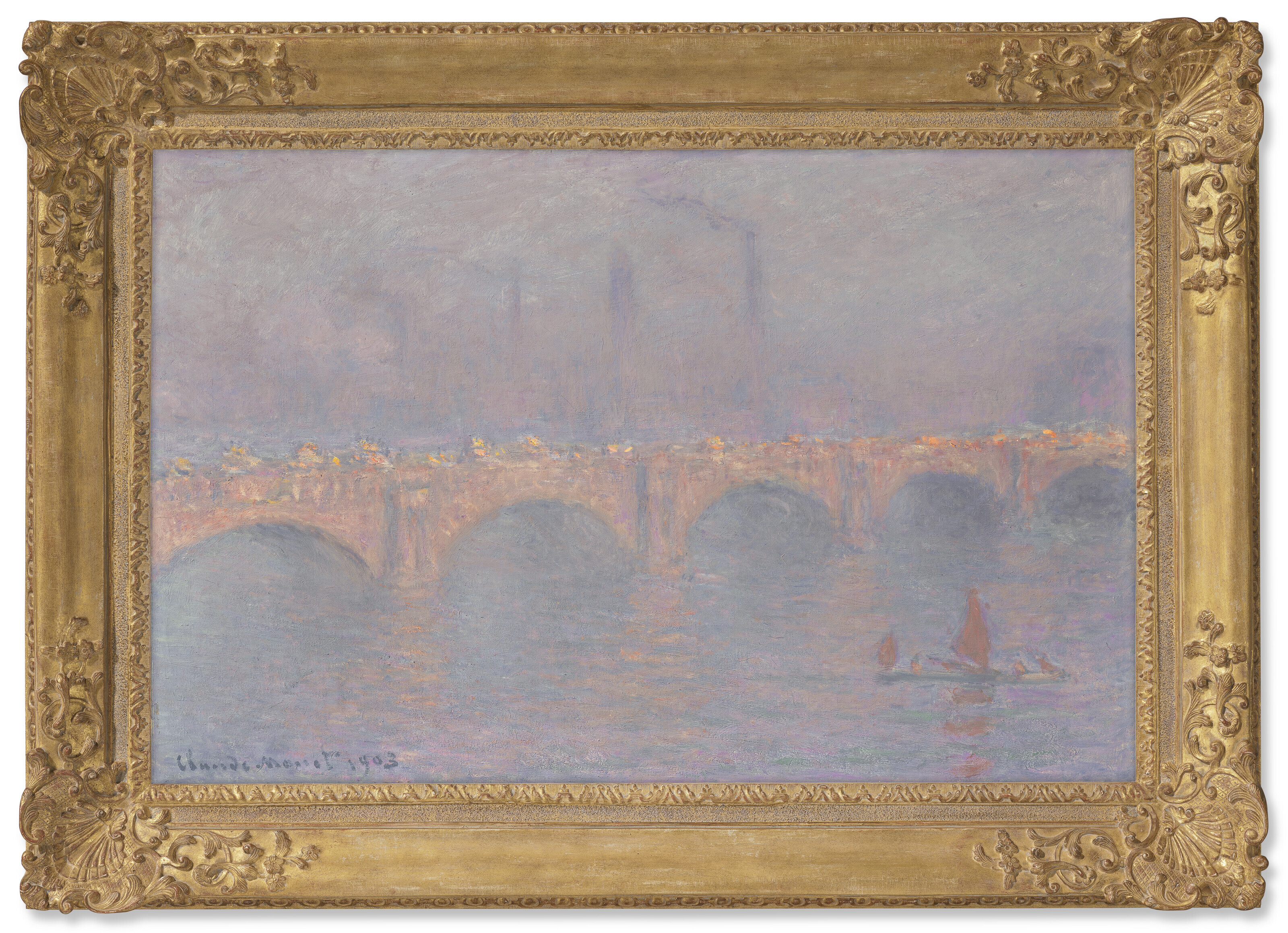 Claude Monet — Мост Ватерлоо, солей вуаля, изображение 2