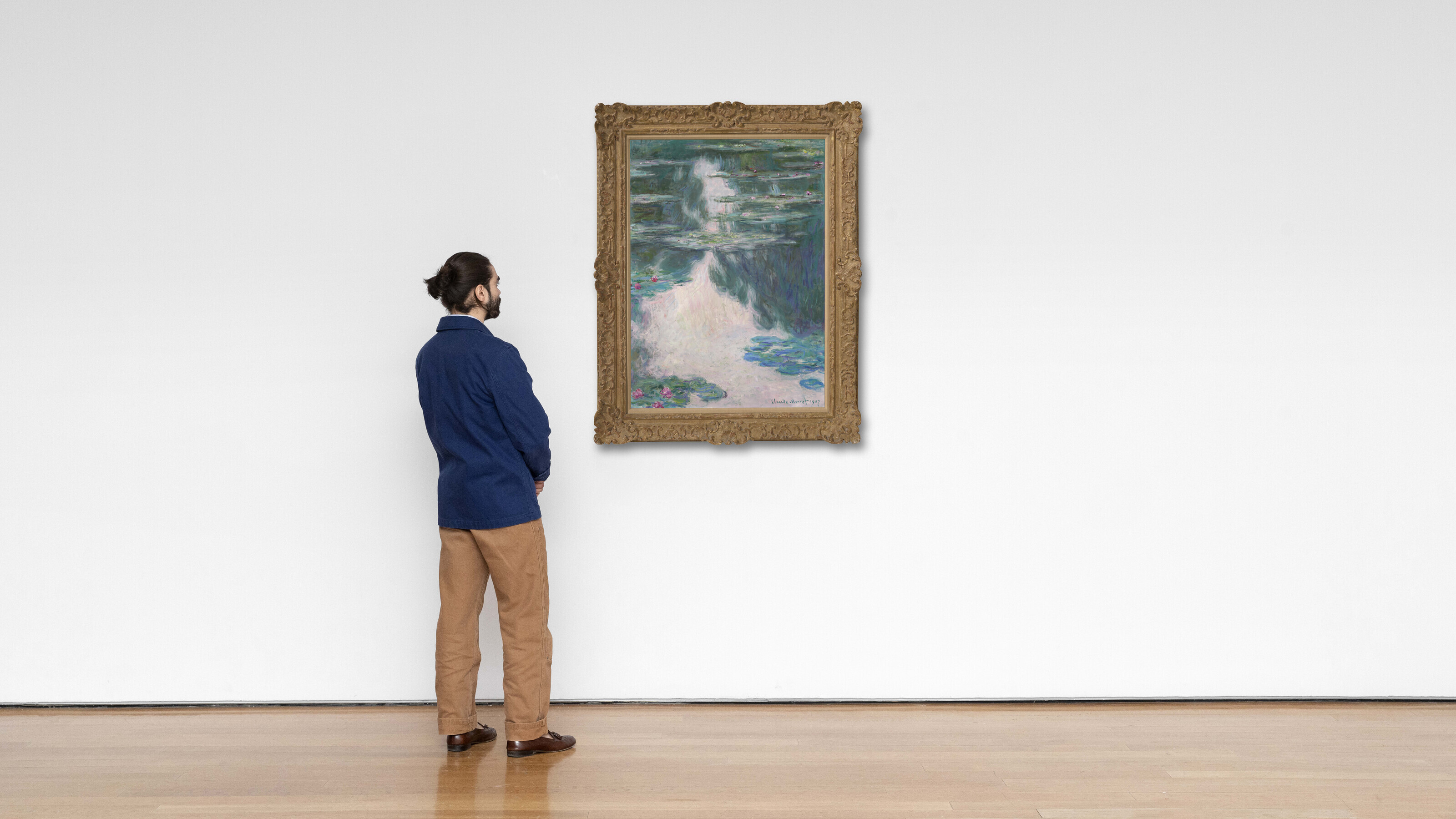 Claude Monet — Нимфеи, временно исполняющие обязанности гриса, изображение 4