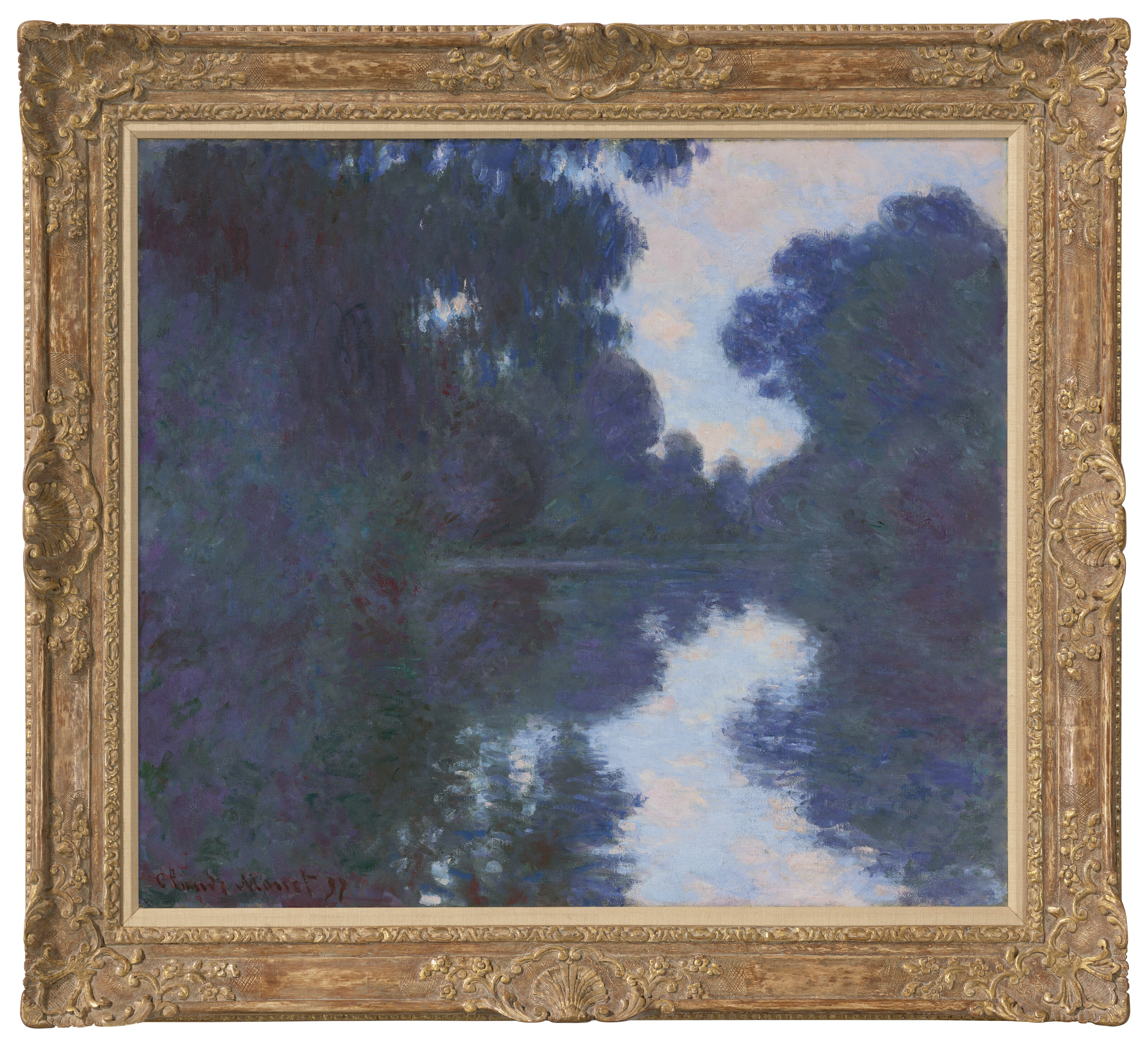 Claude Monet — Утренник на берегу Сены, временная сеть, изображение 2