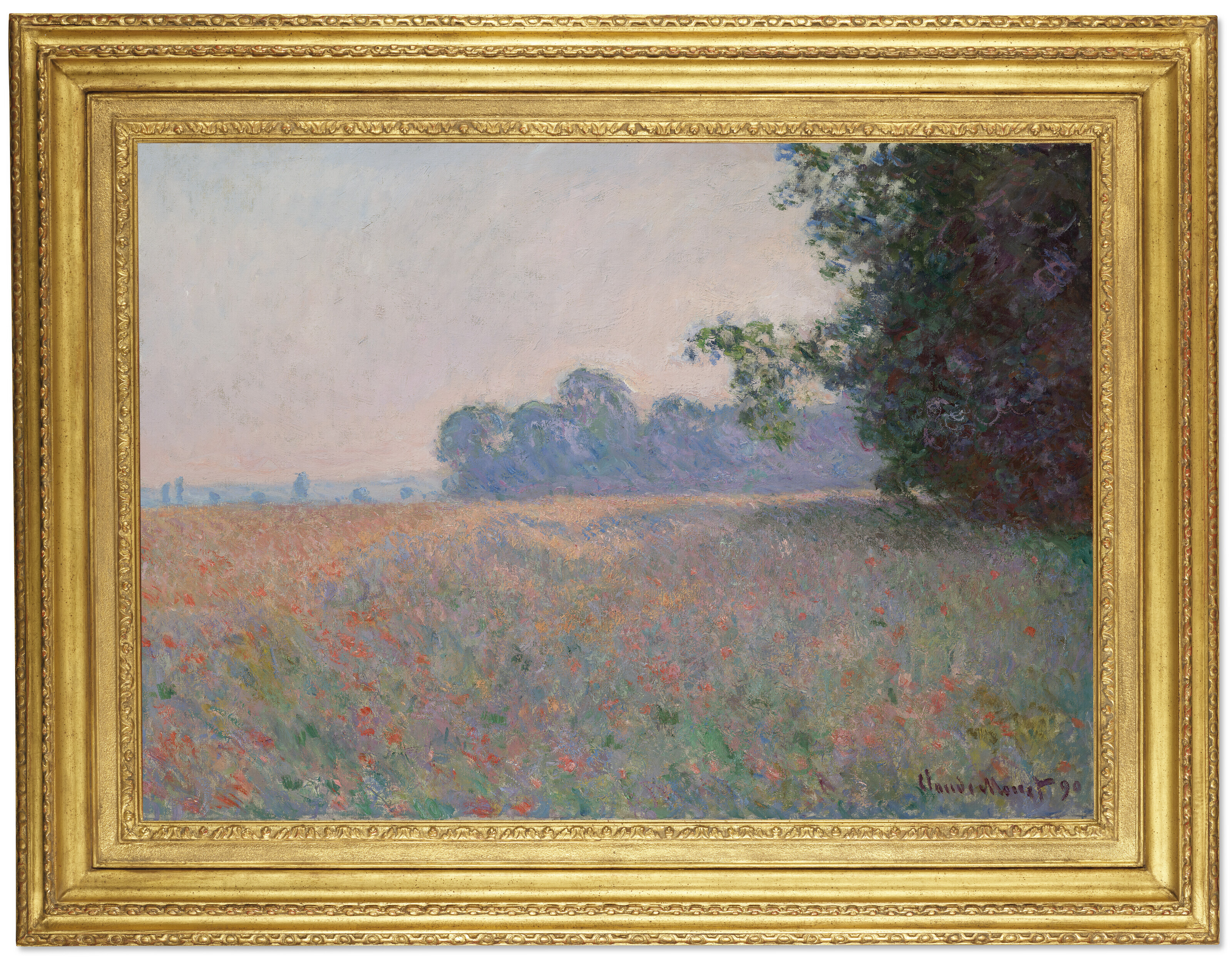 Claude Monet — Авуанское поле и поле коклюшек, изображение 2