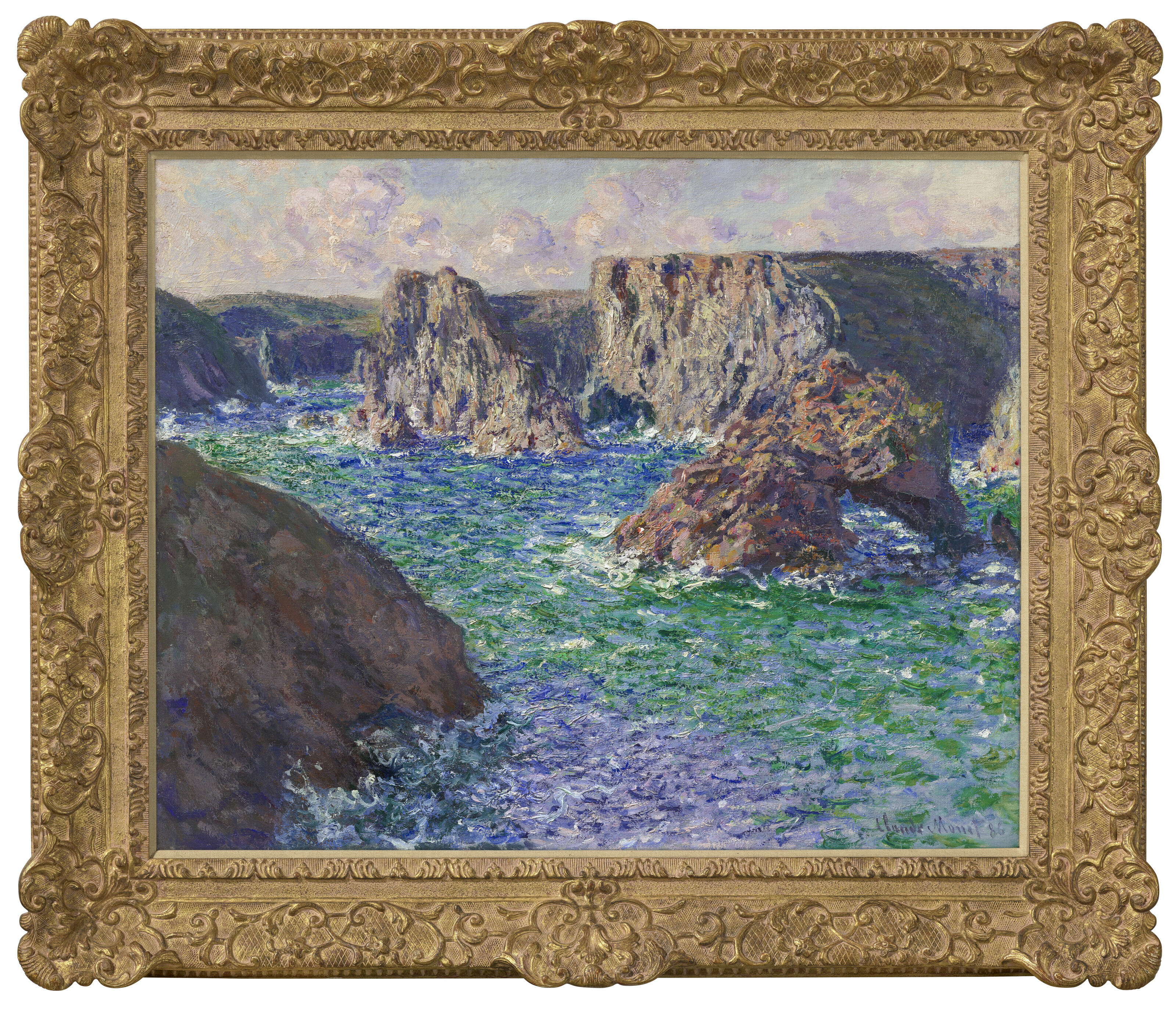 Claude Monet — Ла-Рош-Гибель, Порт-Домуа, изображение 2