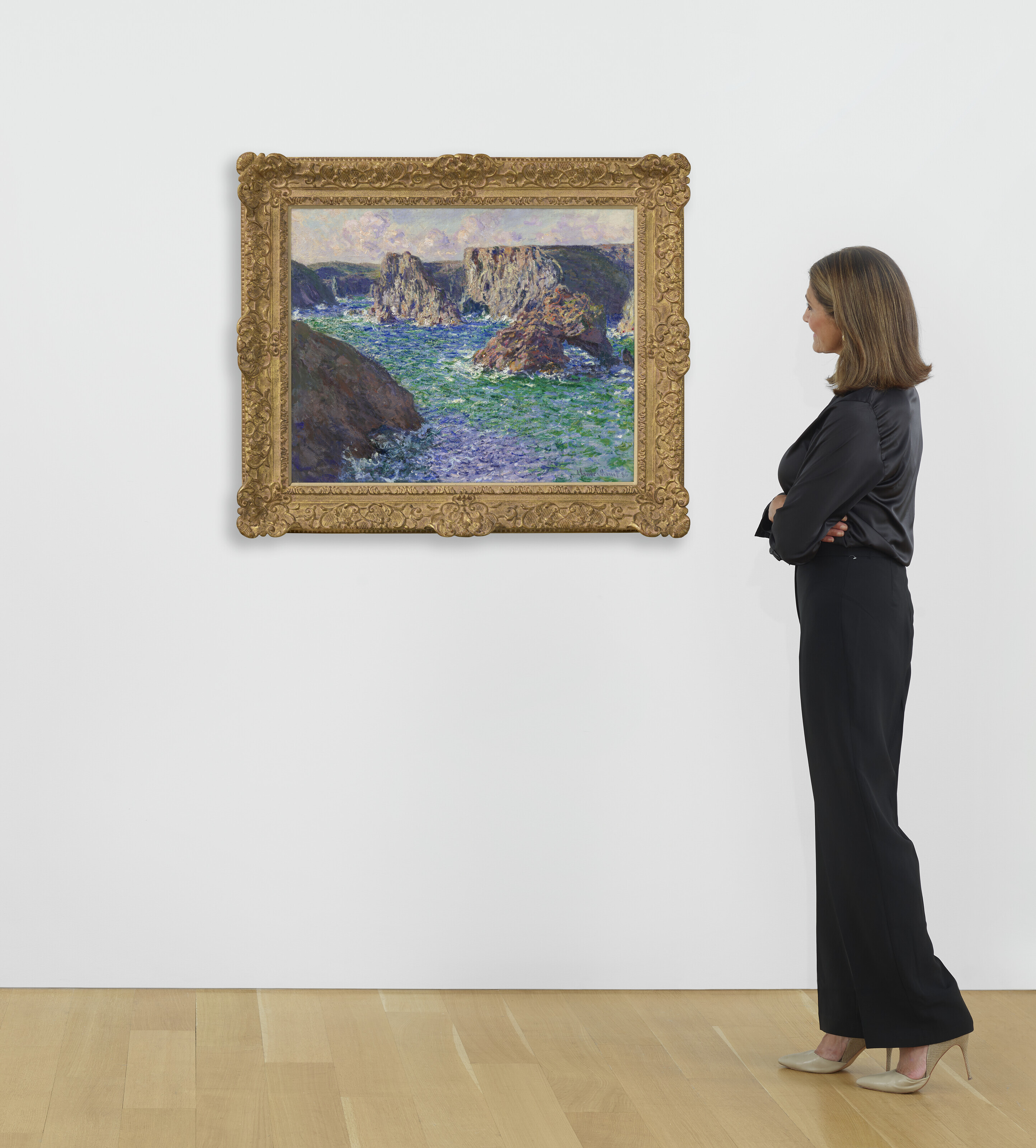 Claude Monet — Ла-Рош-Гибель, Порт-Домуа, изображение 4