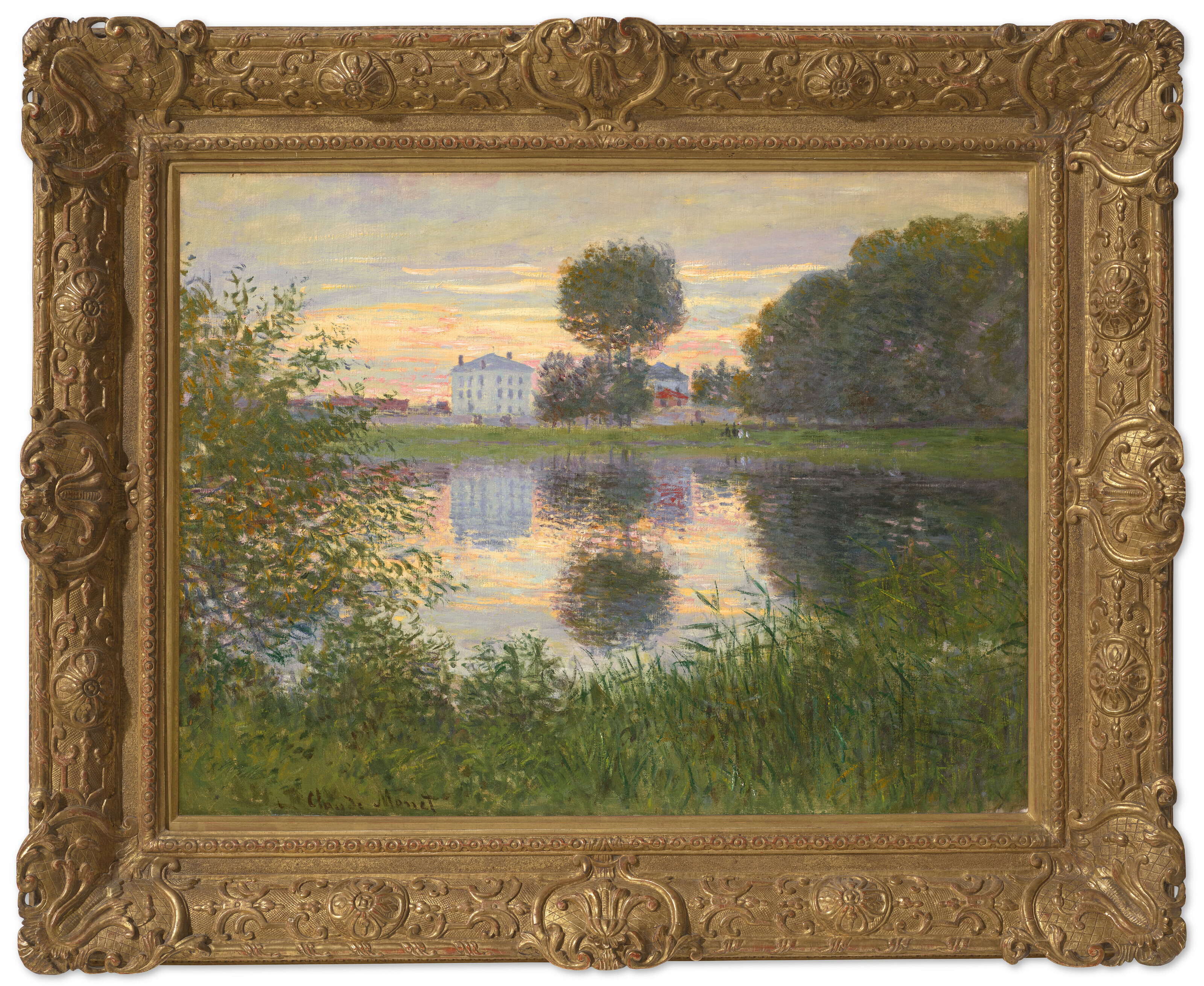 Claude Monet — Озеро в лесу, Аржантей, изображение 2