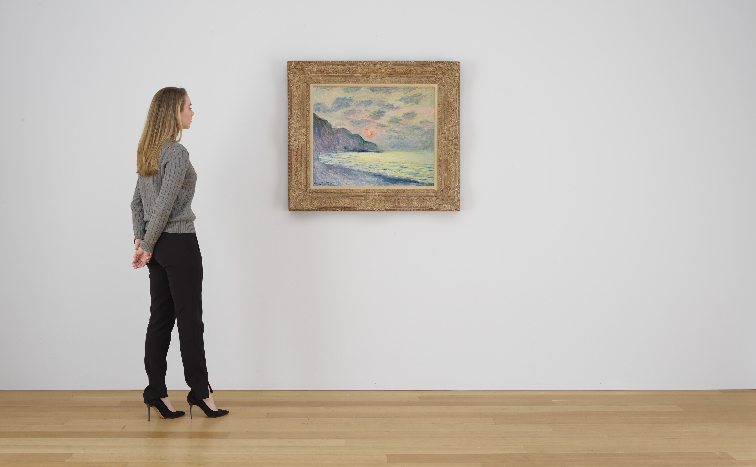 Claude Monet — Солей кушан, темпс Брюме, Пурвиль, изображение 4
