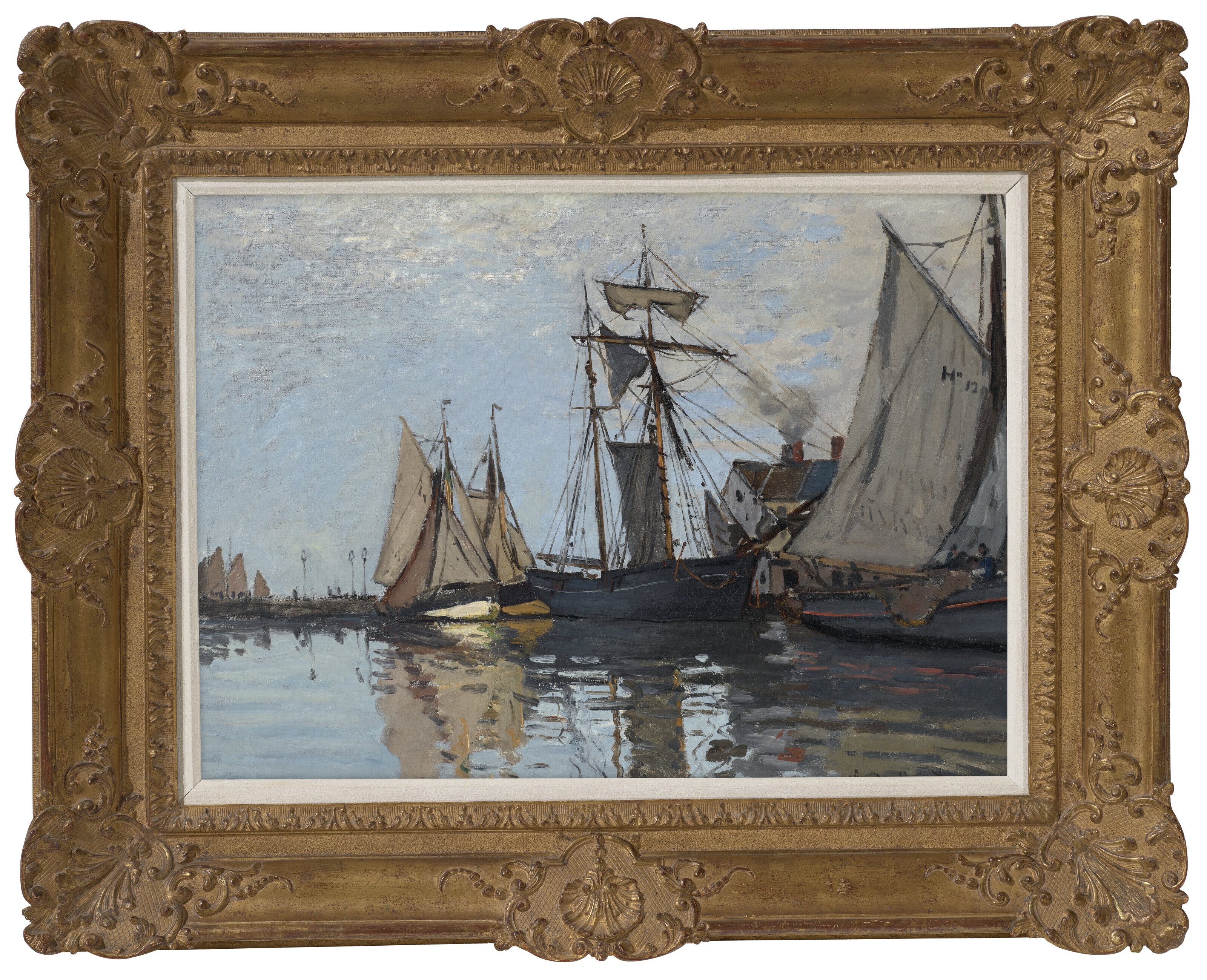 Claude Monet — Бато у порта Онфлер, изображение 2