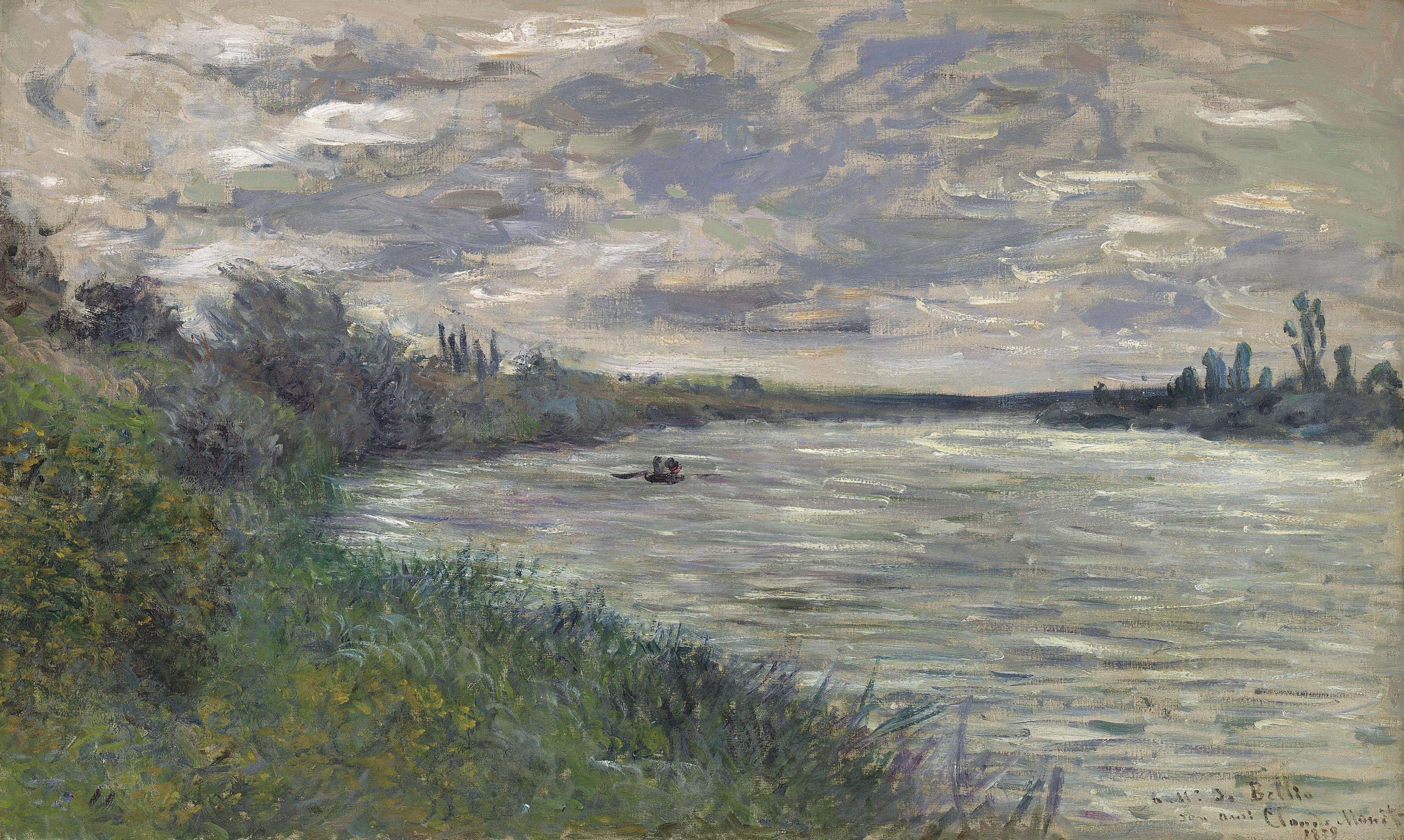 Claude Monet — Набережная Сены-пре-де-Ветей, время Ораж