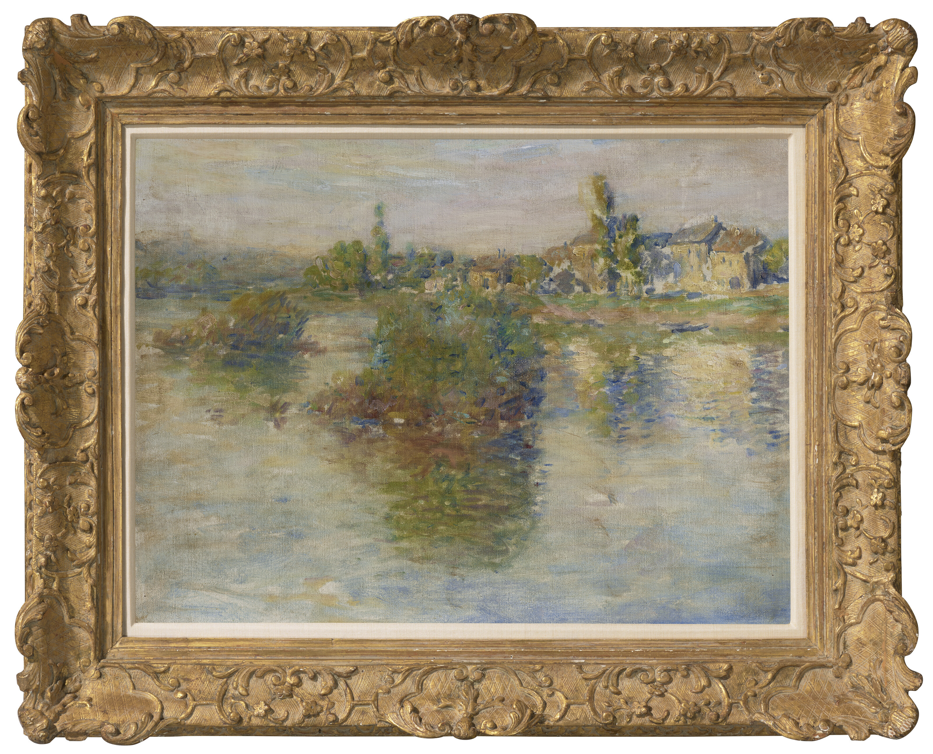 Claude Monet — Набережная Сены в Лавакуре, изображение 2