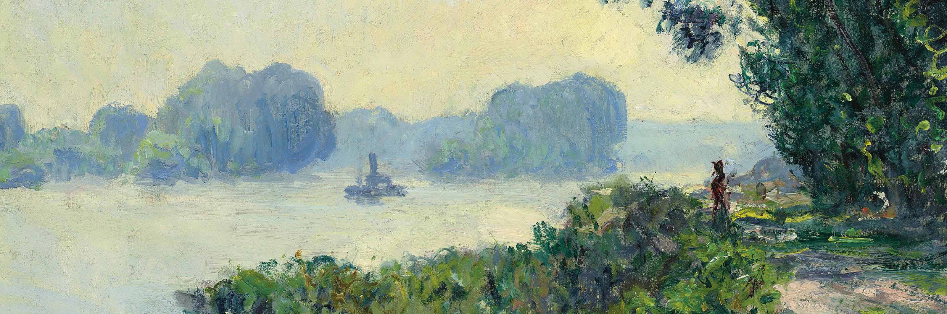 Claude Monet — Встреча в холле Гранваля