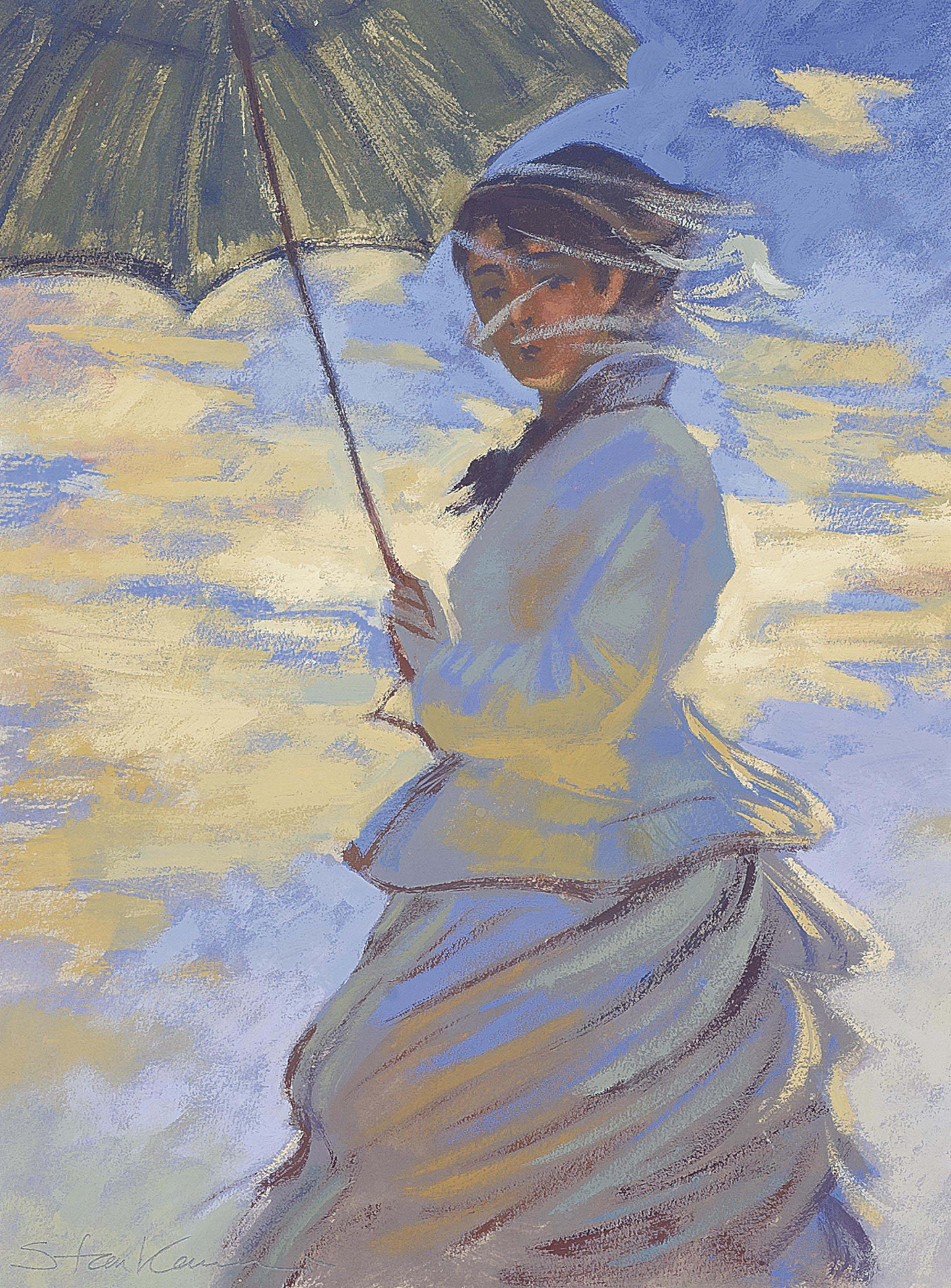 Claude Monet — Женщина с зонтиком