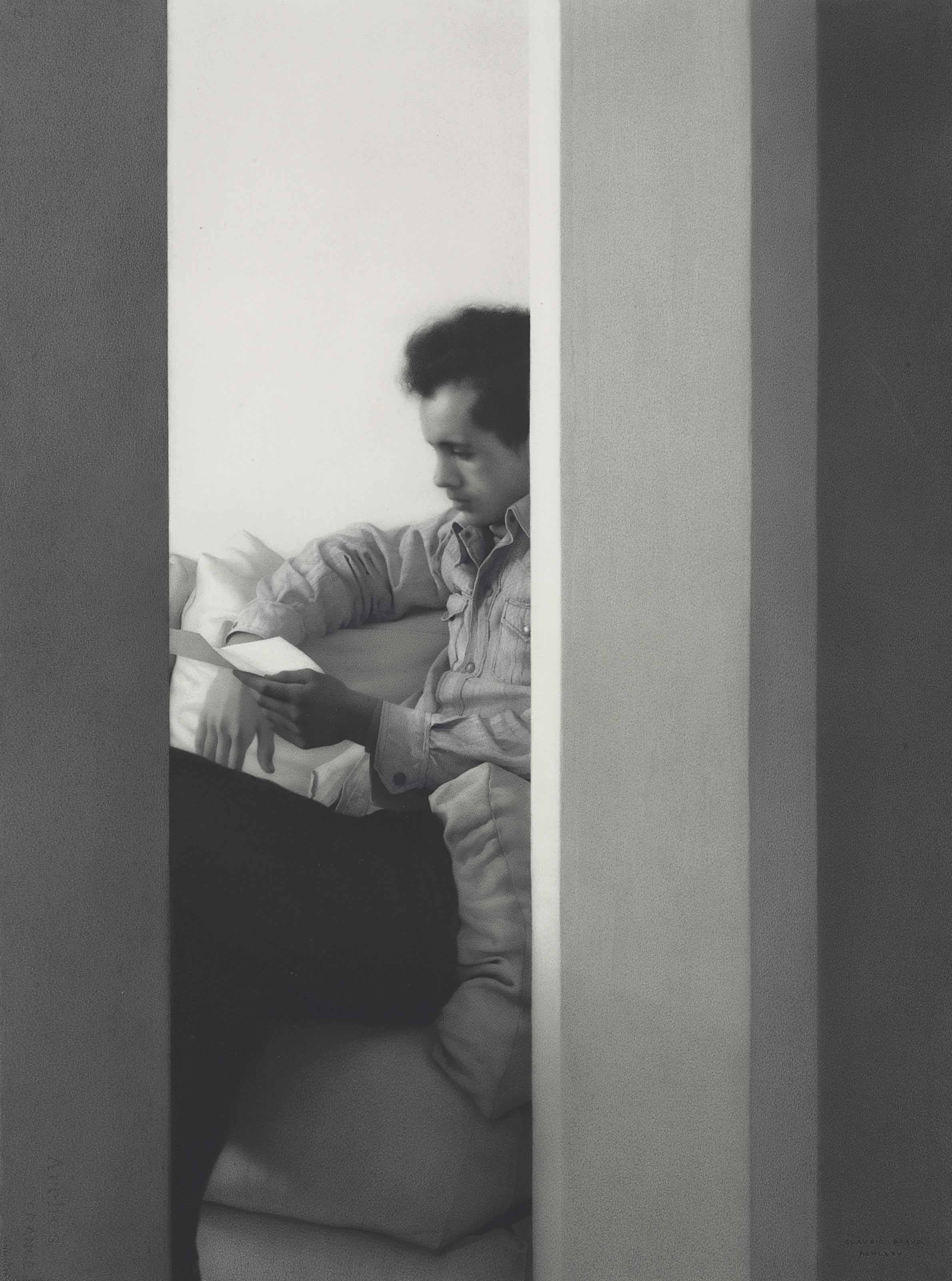 Claudio Bravo — Человек, читающий письмо