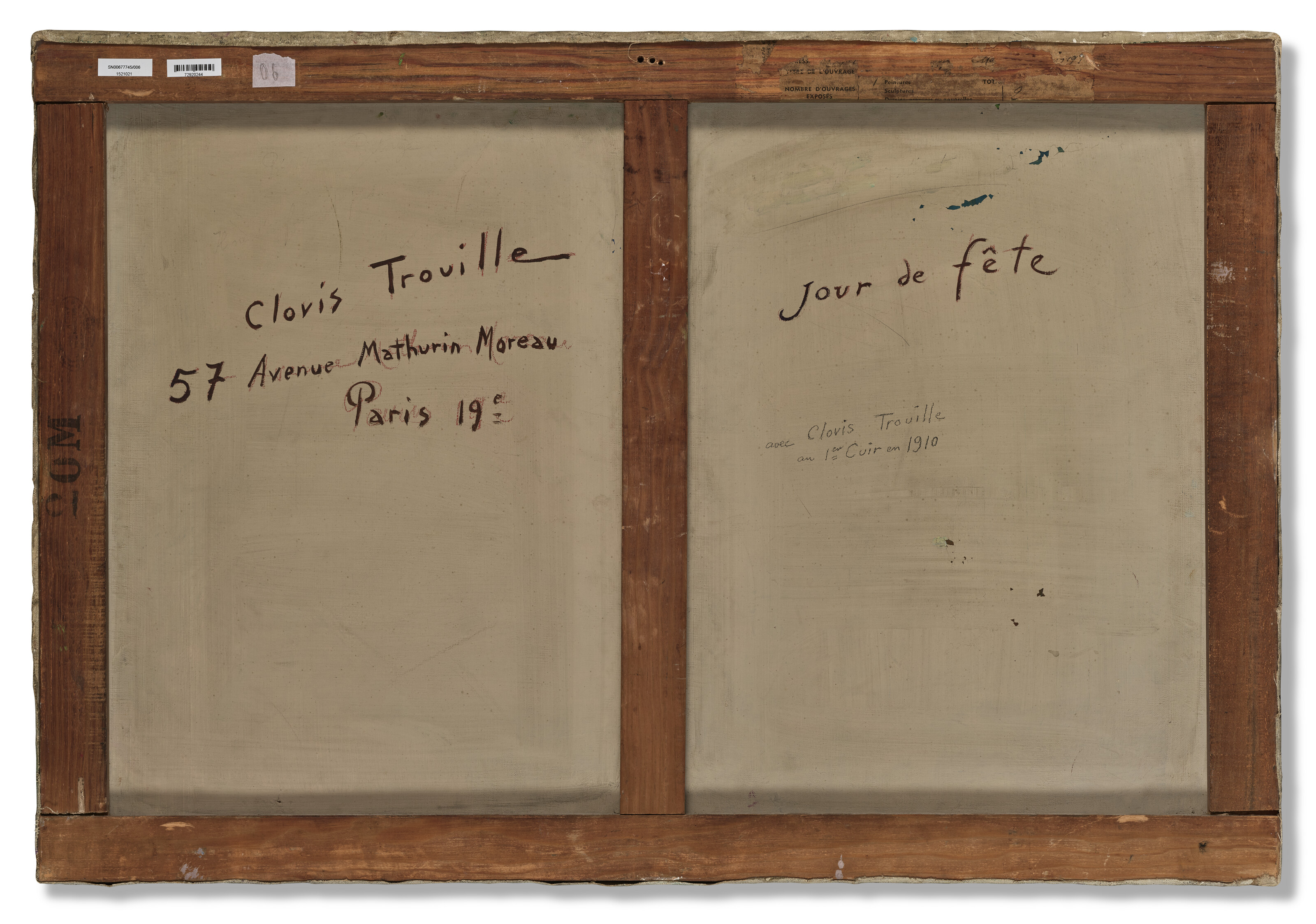 Clovis Trouille — День празднования дня Кловиса Труйля в 1910 году в Сен-Сирене, в 14-м зале яслей Раймона Русселя, изображение 4